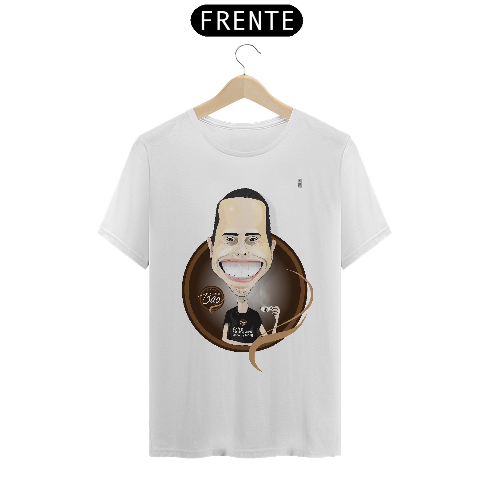 Nome do produto: Camisa Caricatuta - Cliente