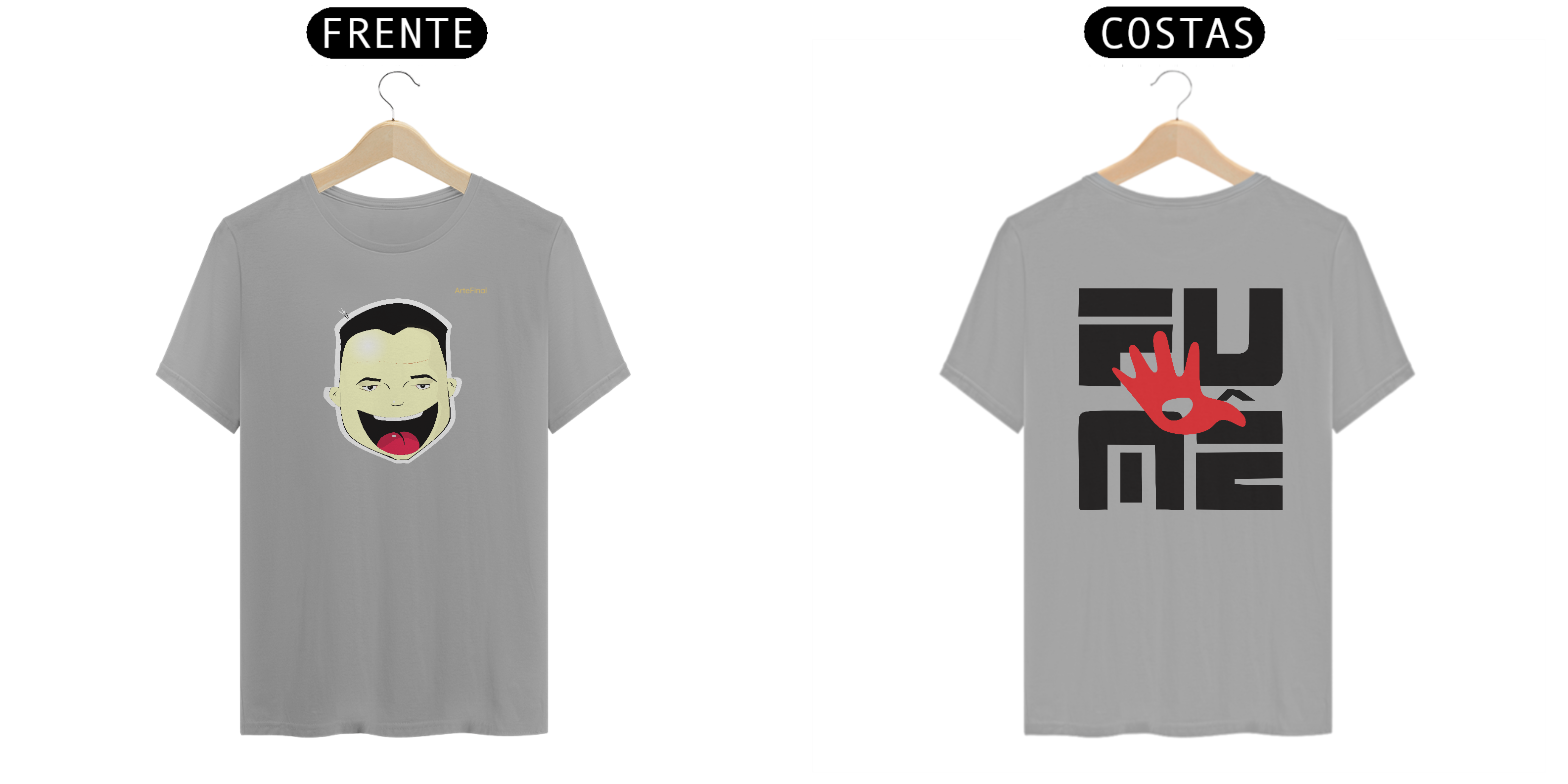 Nome do produto: Camisa arte FUMÊ - Frente\\Verso -  Cliente