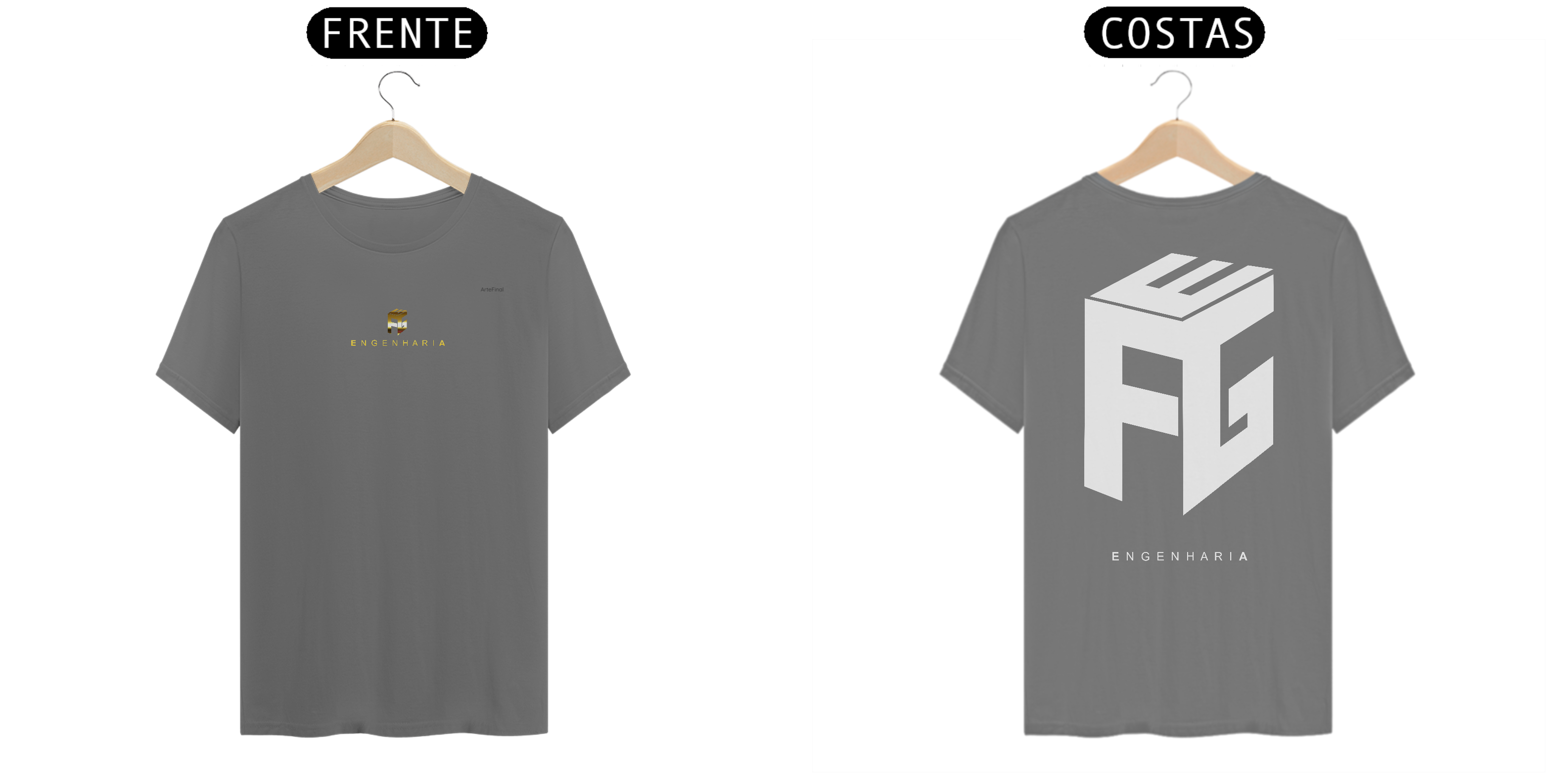 Nome do produto: Camisa Estonada Frente / Costa - FGE ENGENHARIA