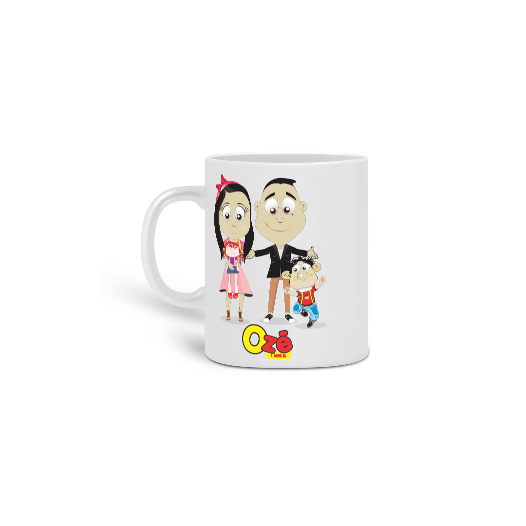 Nome do produto: Caneca  Ozé E FAMÍLIA