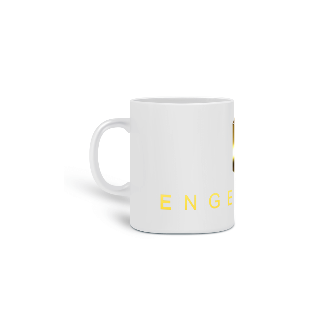 Nome do produto: caneca  ENGENHARIA DOURADO