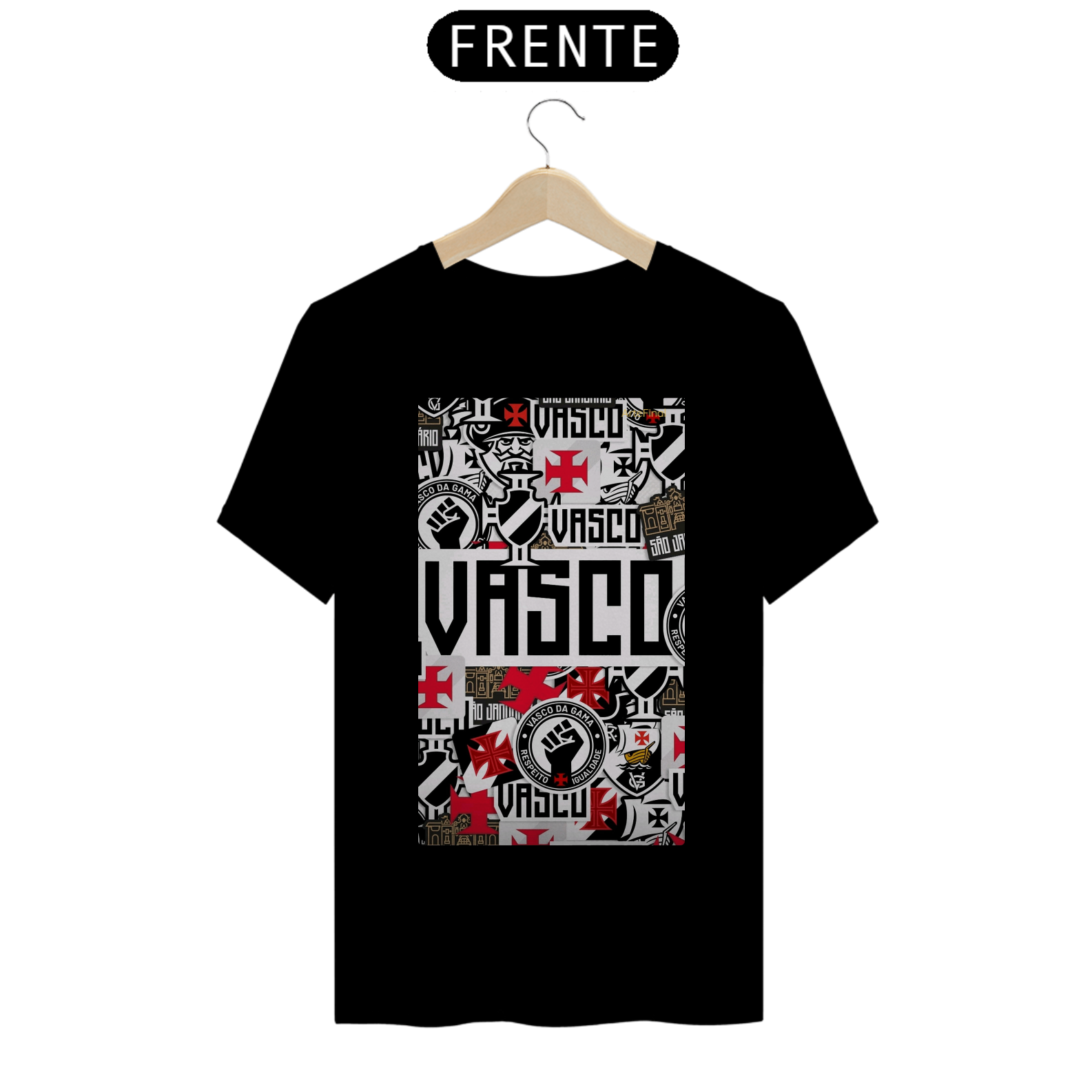 Nome do produto: Camisa Linha QUALITY - C. R. VASCO DA GAMA