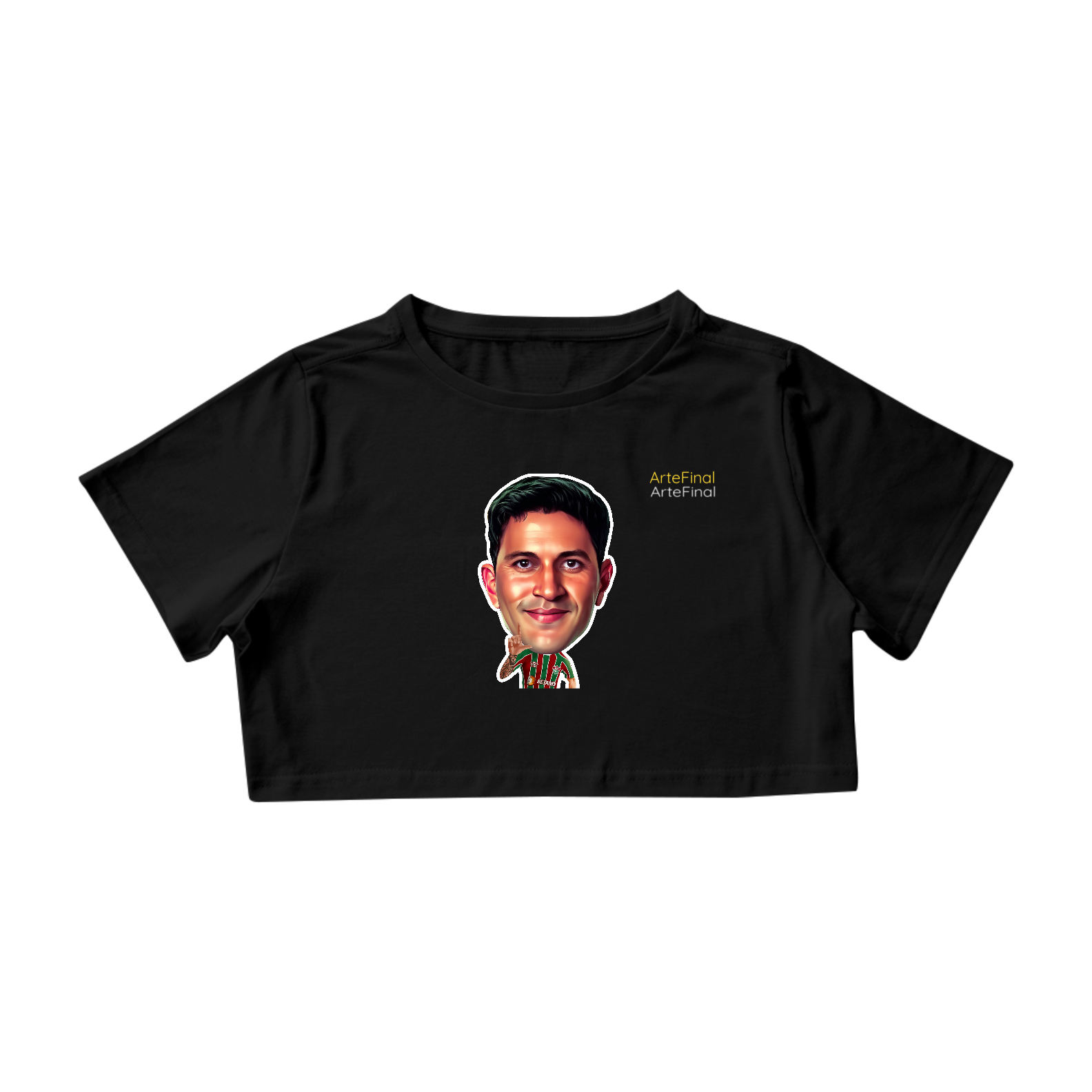 Nome do produto: Cropped  Coleção Futebol - GERMÁN CANO