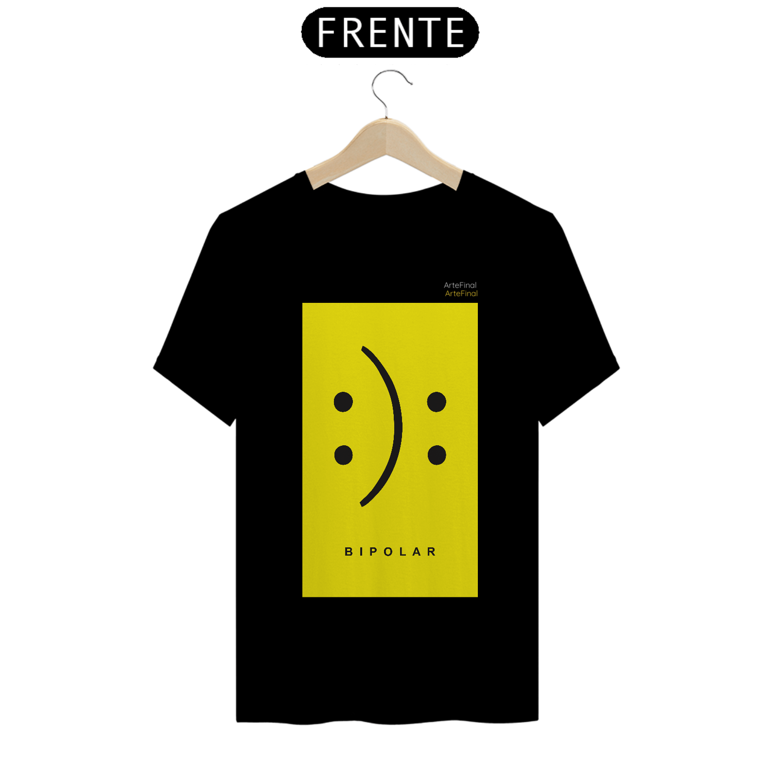 Nome do produto: Camisa QUALITY : H U M O R  - BIPOLAR