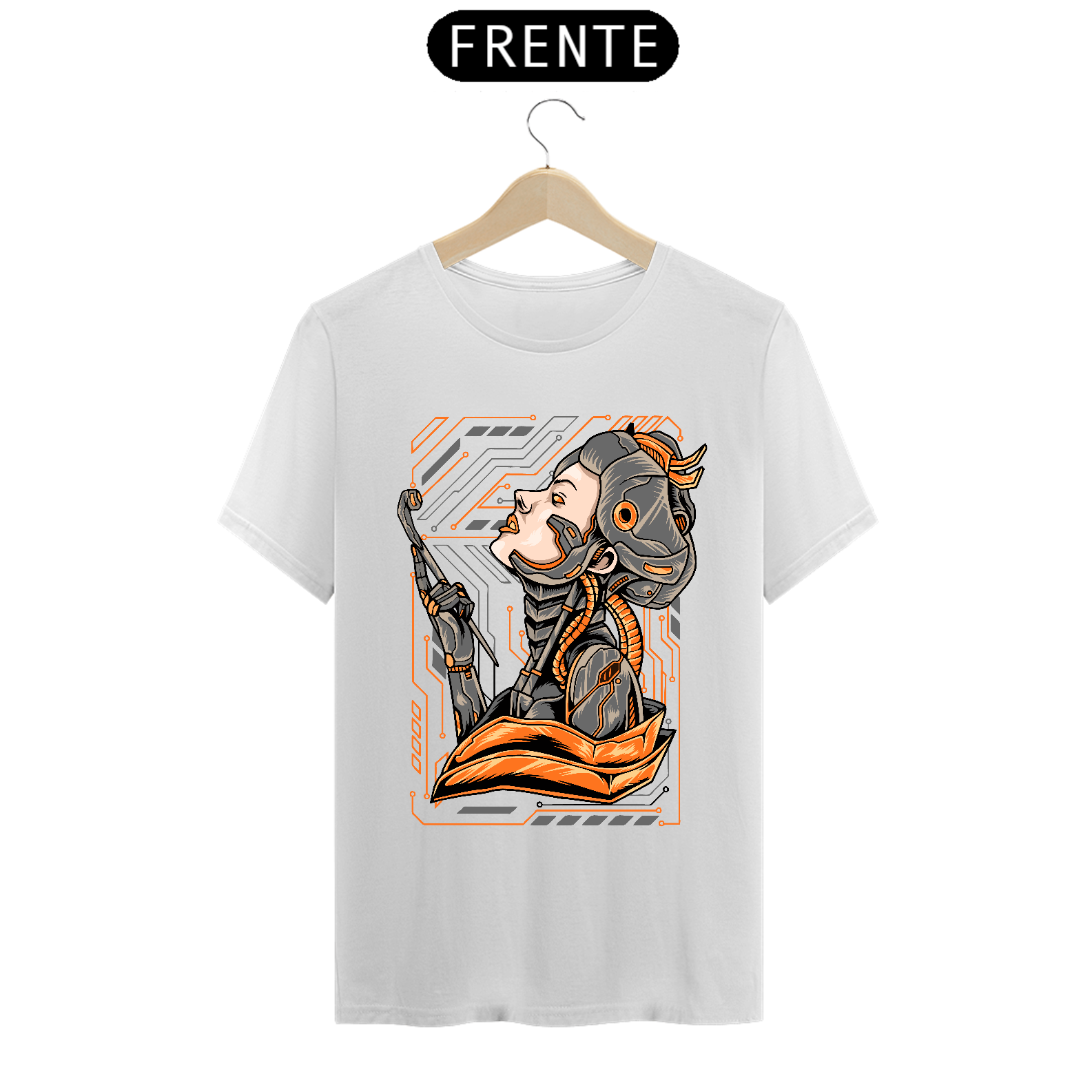 Nome do produto: Camiseta StreetWear GeishaMecha