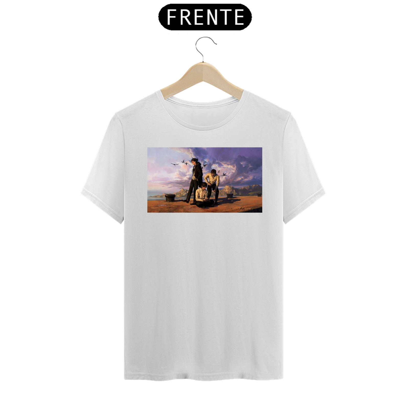 Nome do produto: Camiseta AOT Eren Grisha Kruger