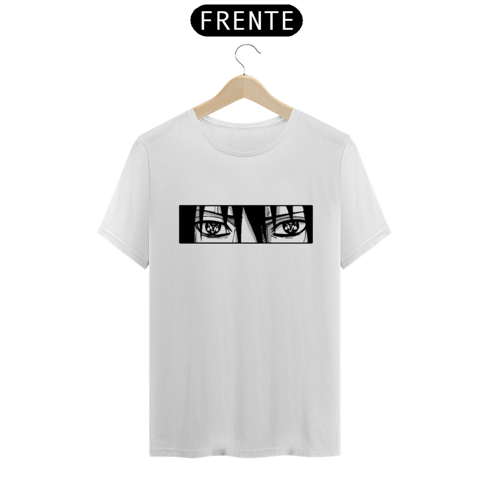 Nome do produto: T-Shirt Sasuke Uchiha Mangekyou Sharingan