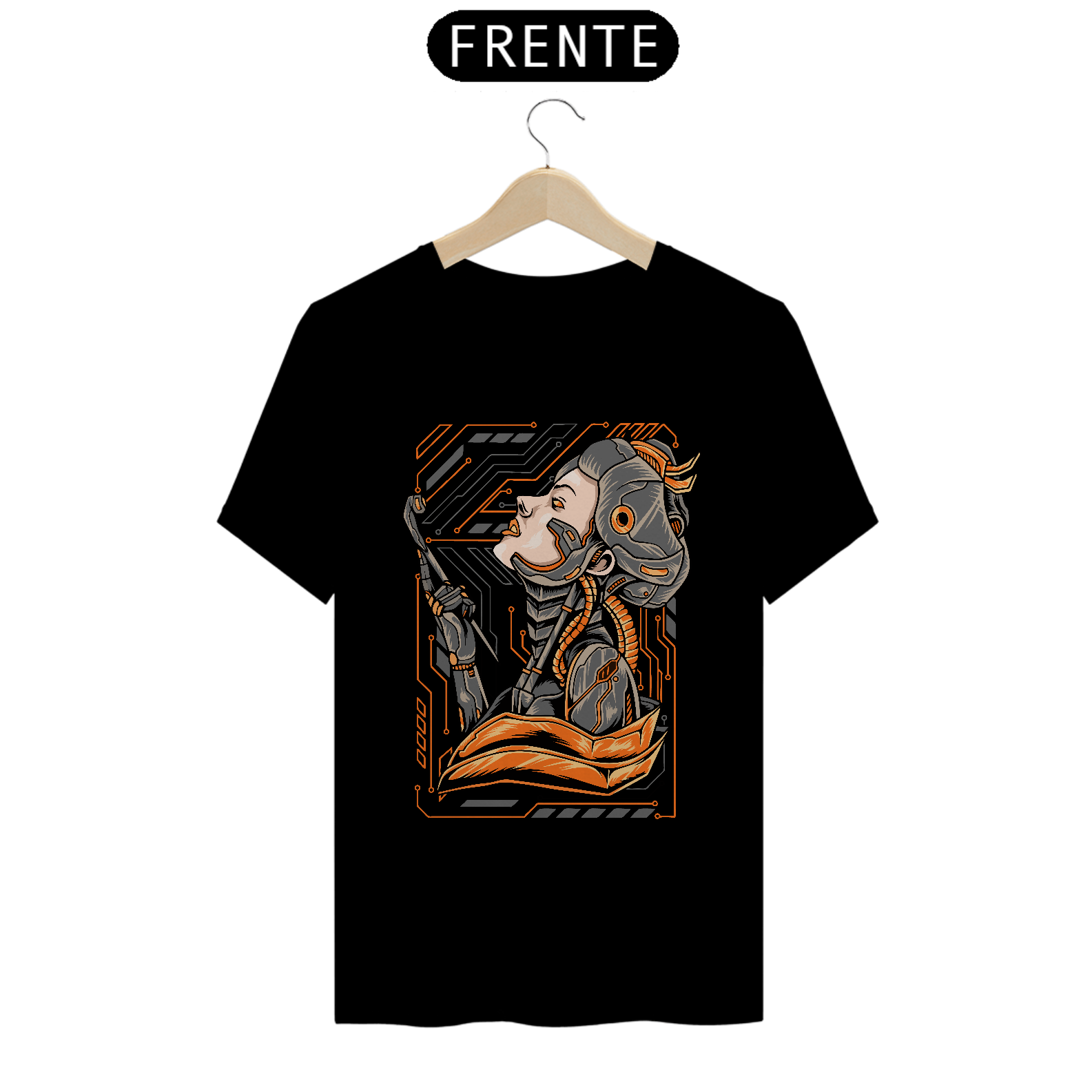 Nome do produto: T-Shirt Geisha Mecha StreetWear