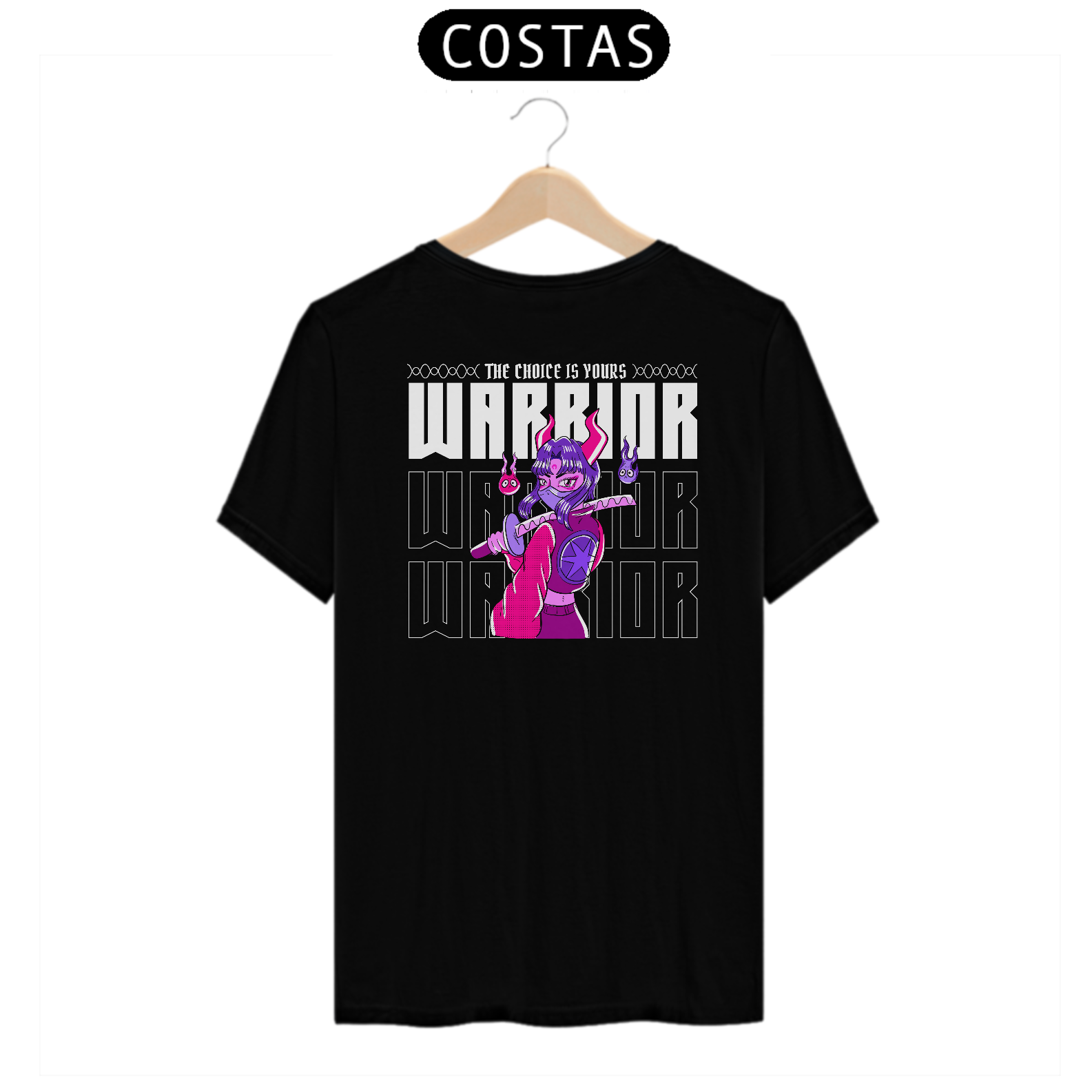 Nome do produto: T-Shirt StreetWear Warrior