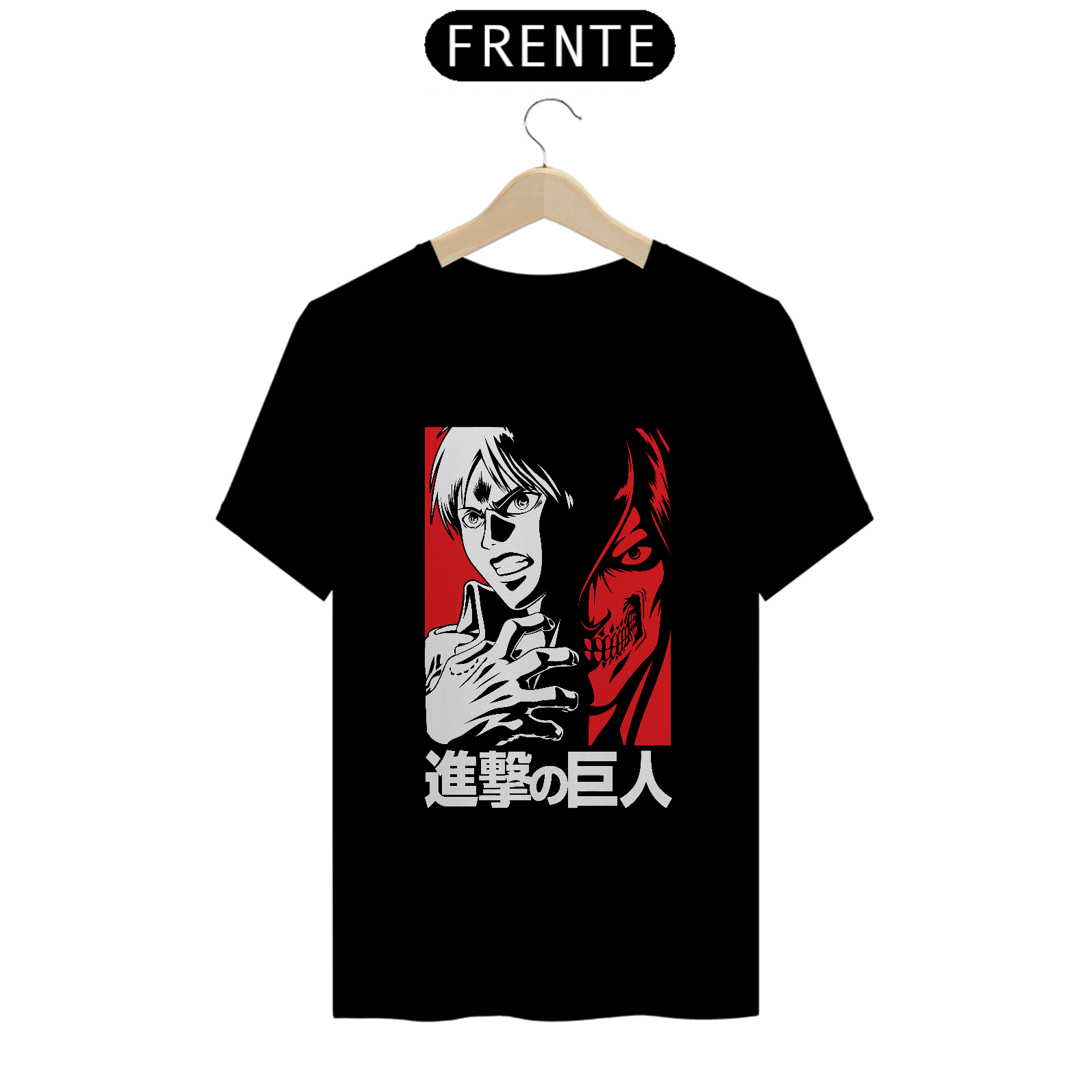 Nome do produto: Camiseta Eren attack on titan