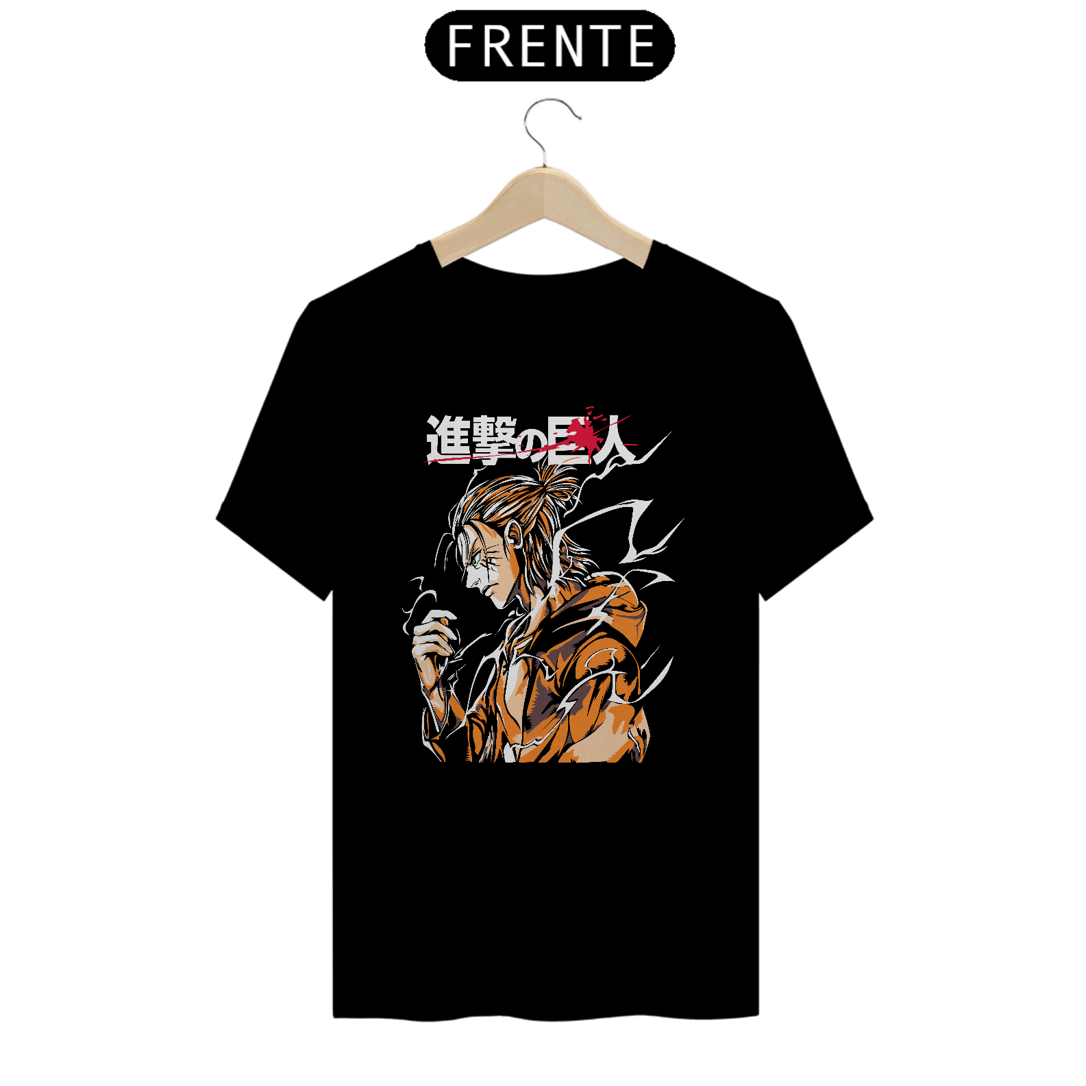 Nome do produto: Camiseta attack on titan eren