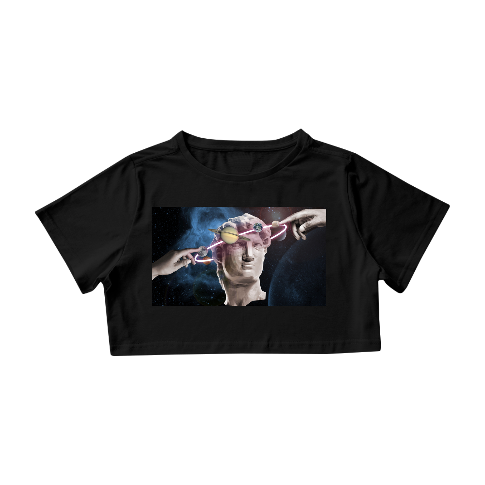 Nome do produto  Cropped Star black