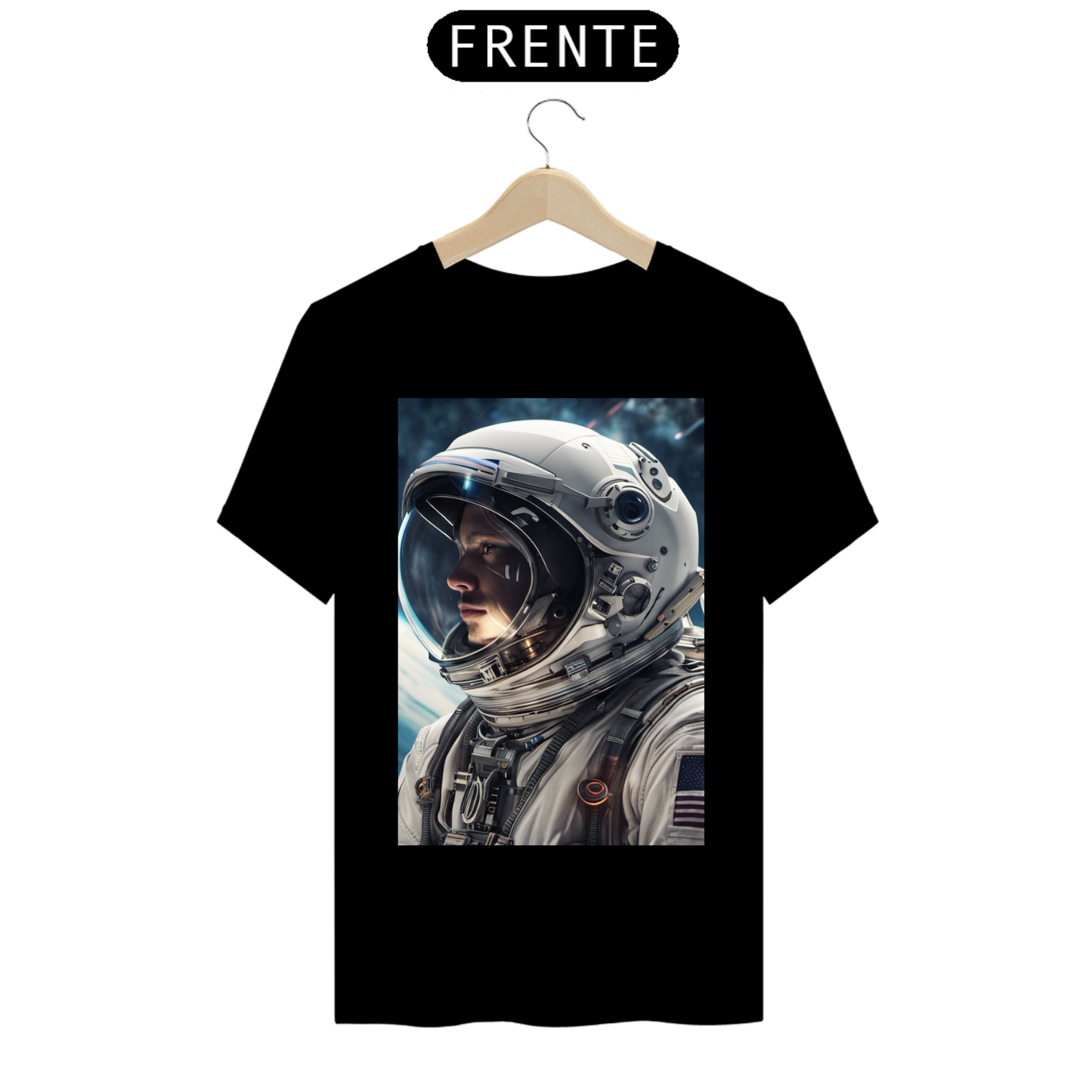 Nome do produto: Camiseta a astronauta