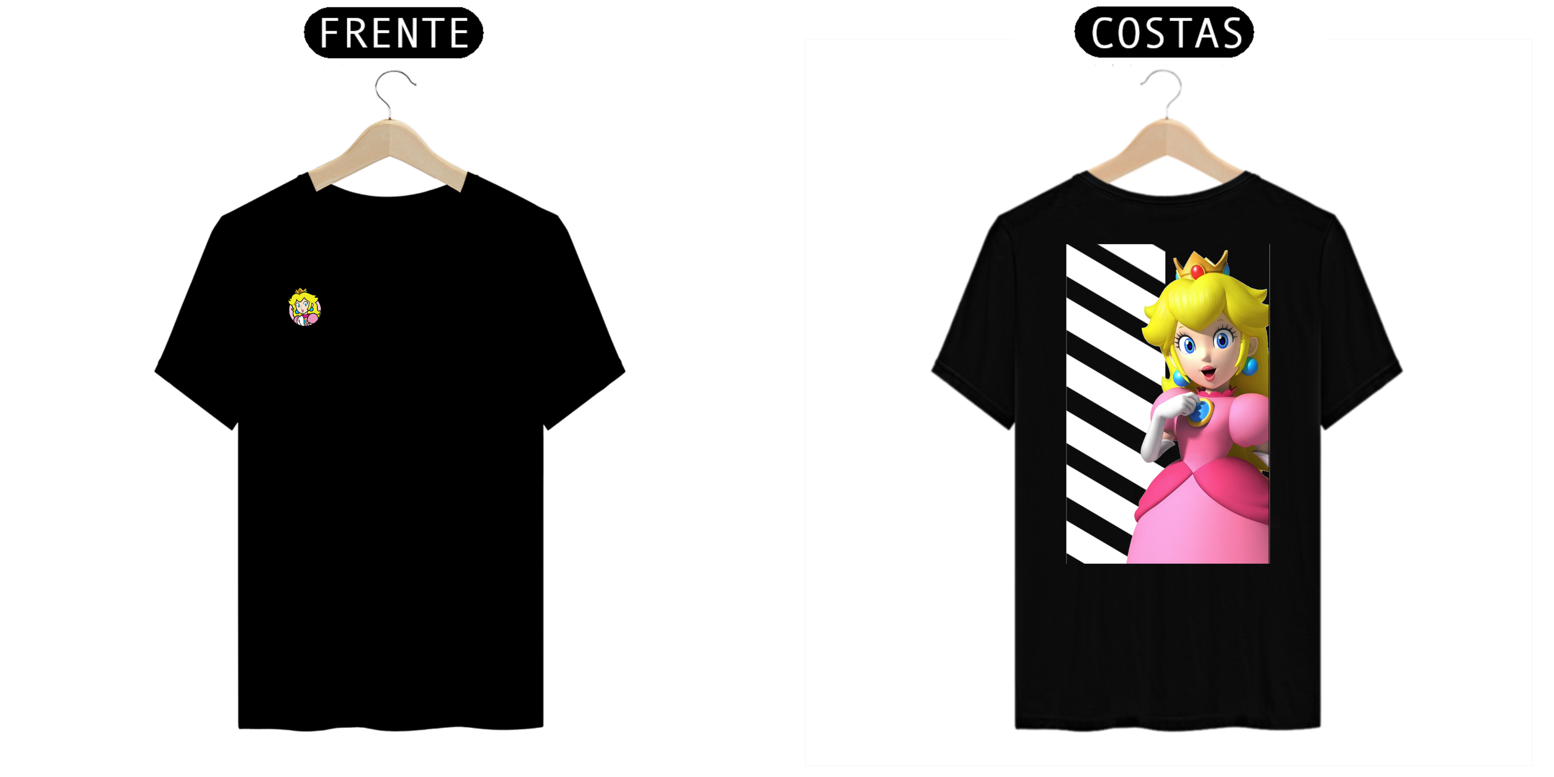 Nome do produto: Camiseta Princesa Peach T-Shirt