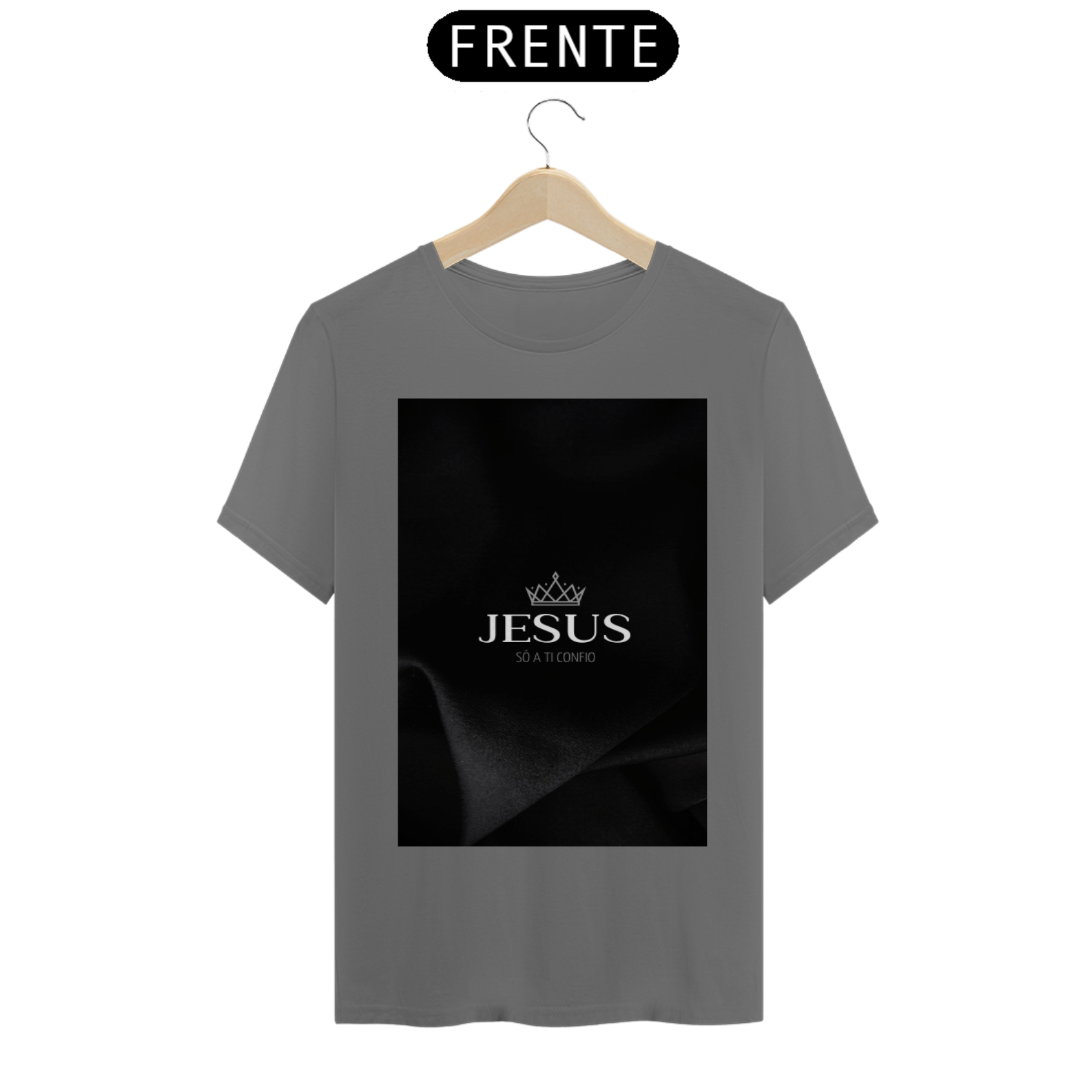 Nome do produto: T-SHIRT ESTONADA - EM TI CONFIO