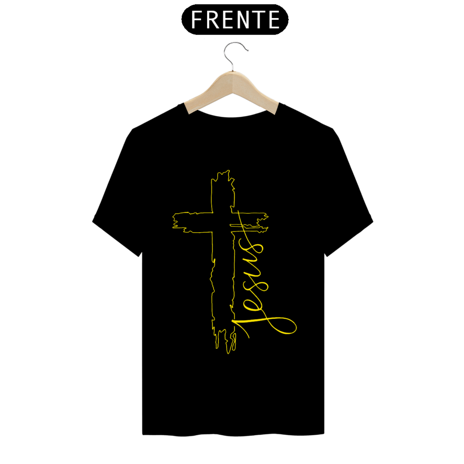 Nome do produto: Camisa Masculina com estampa cristã