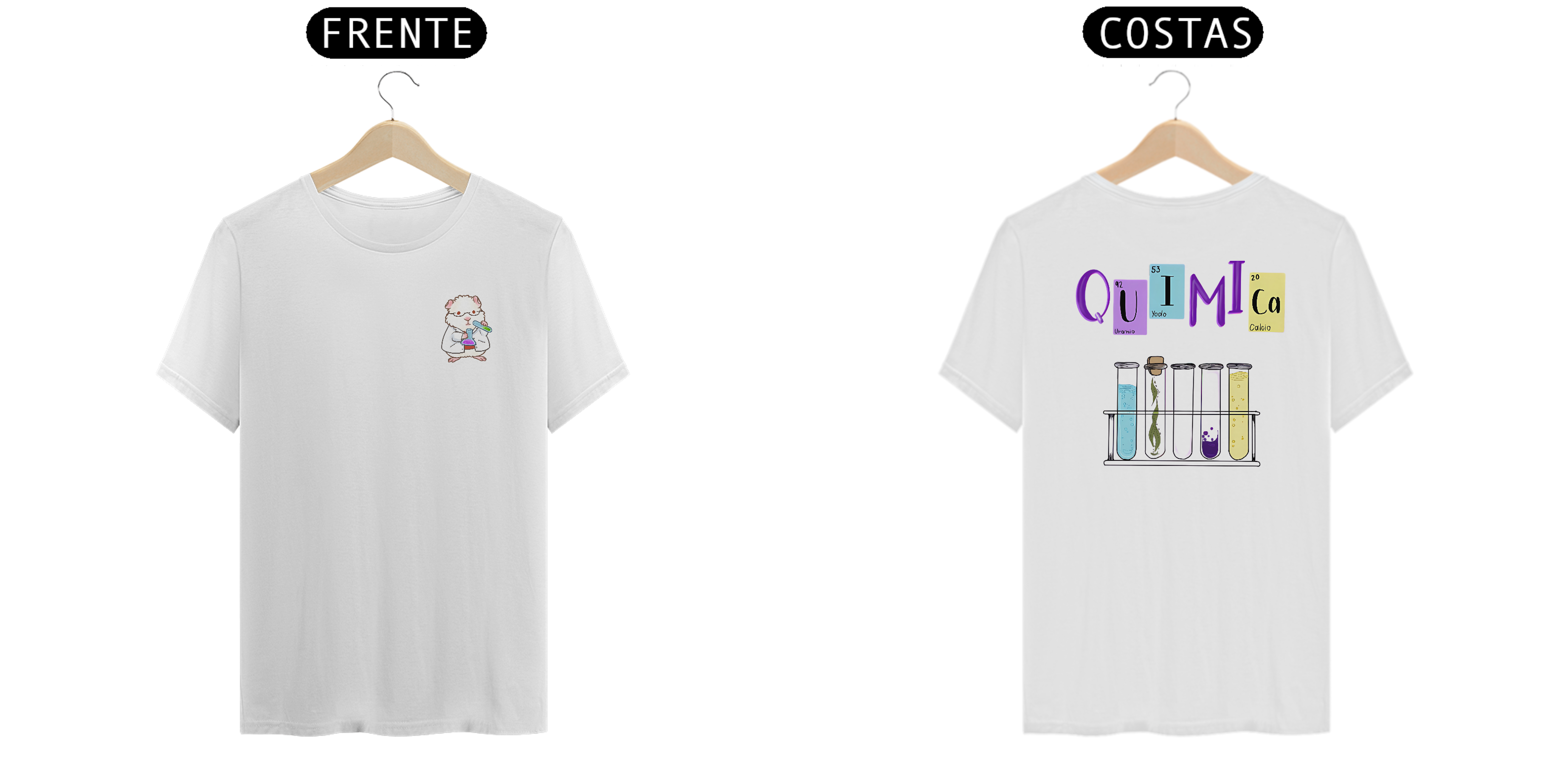 Nome do produto: RATINHO LABORATÓRIO QUÍMICA - CAMISETA - CLASSIC  