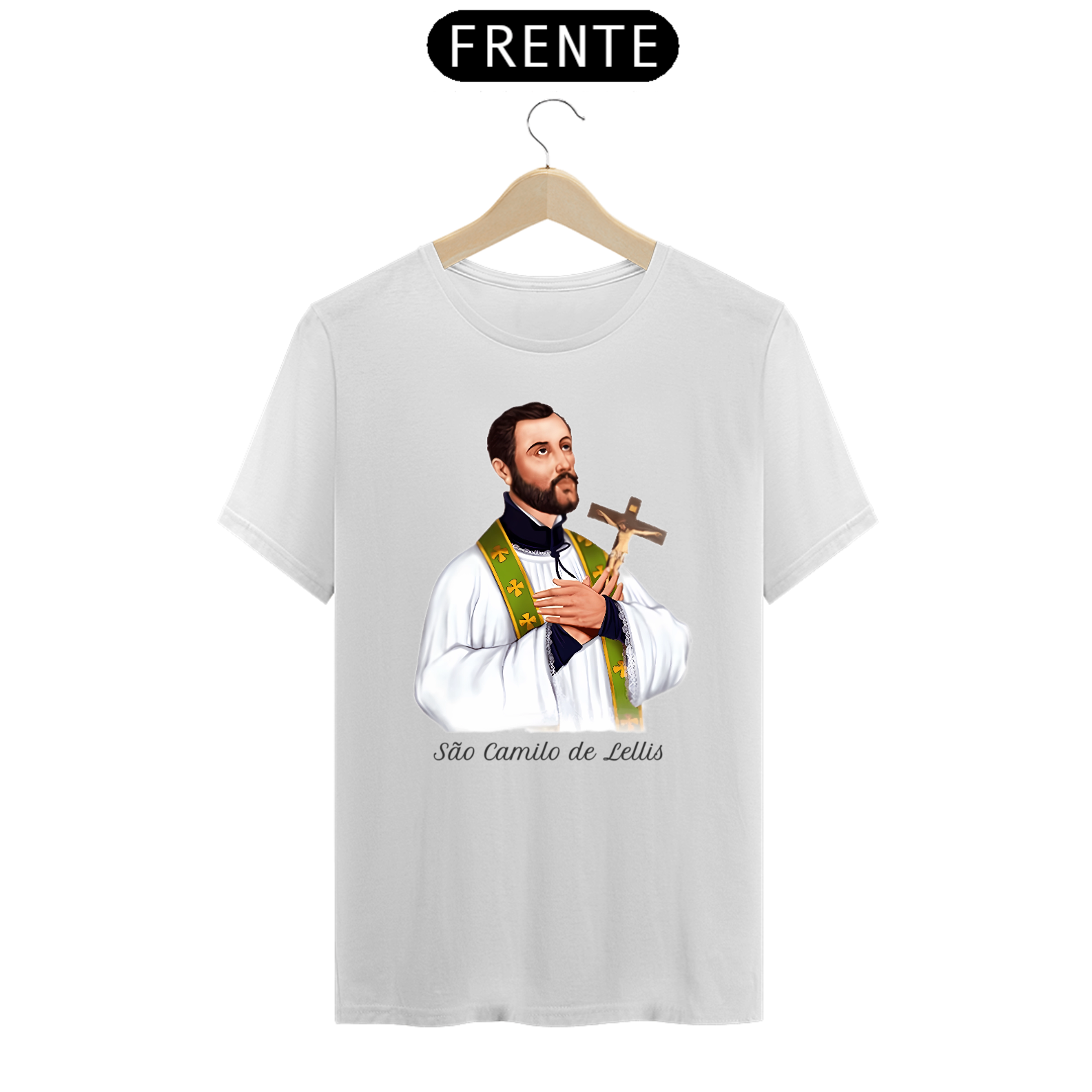 Nome do produto: SÃO CAMILO DE LELLIS - CAMISETA - PRIME