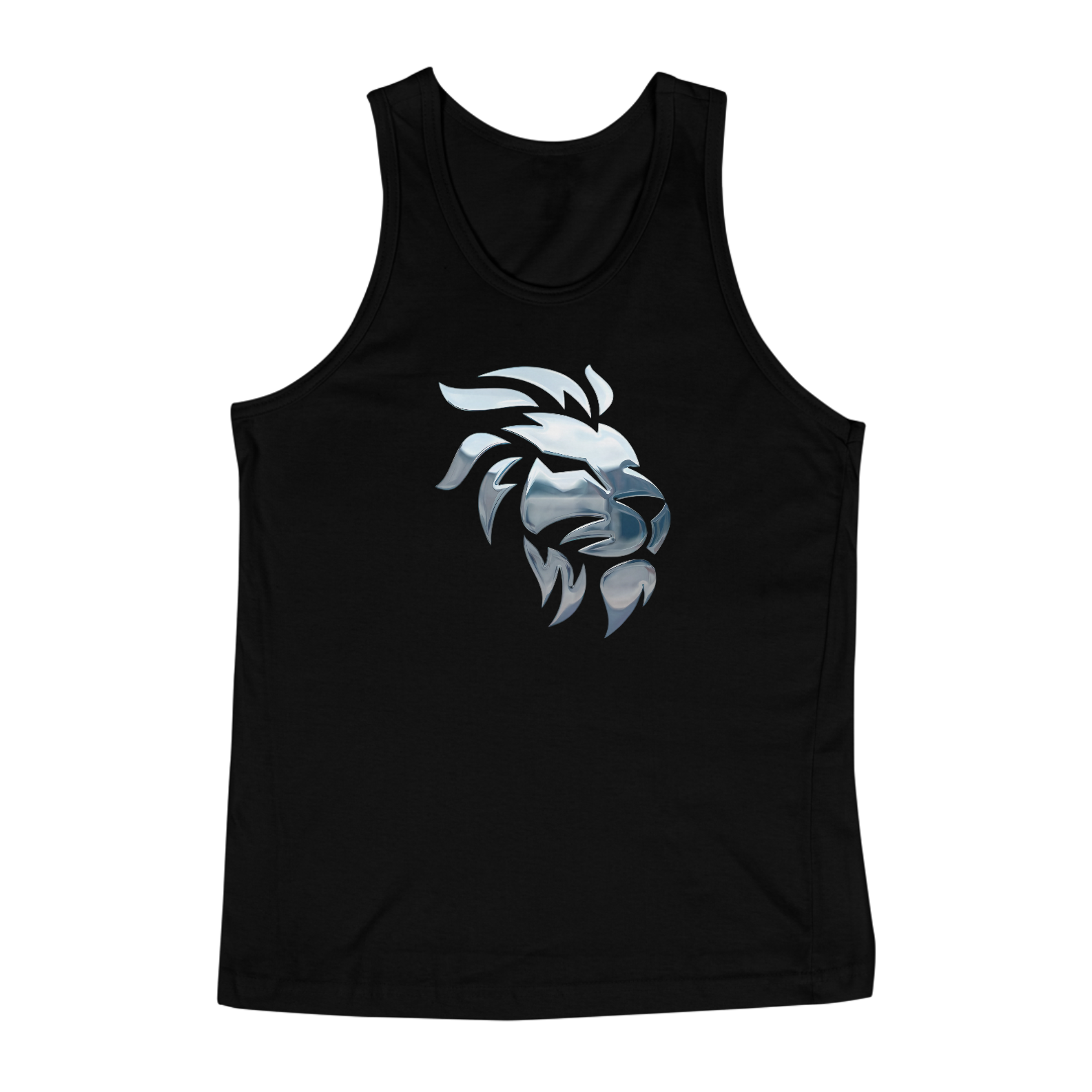 Nome do produto: LEÃO PRATEADO - REGATA - CLASSIC