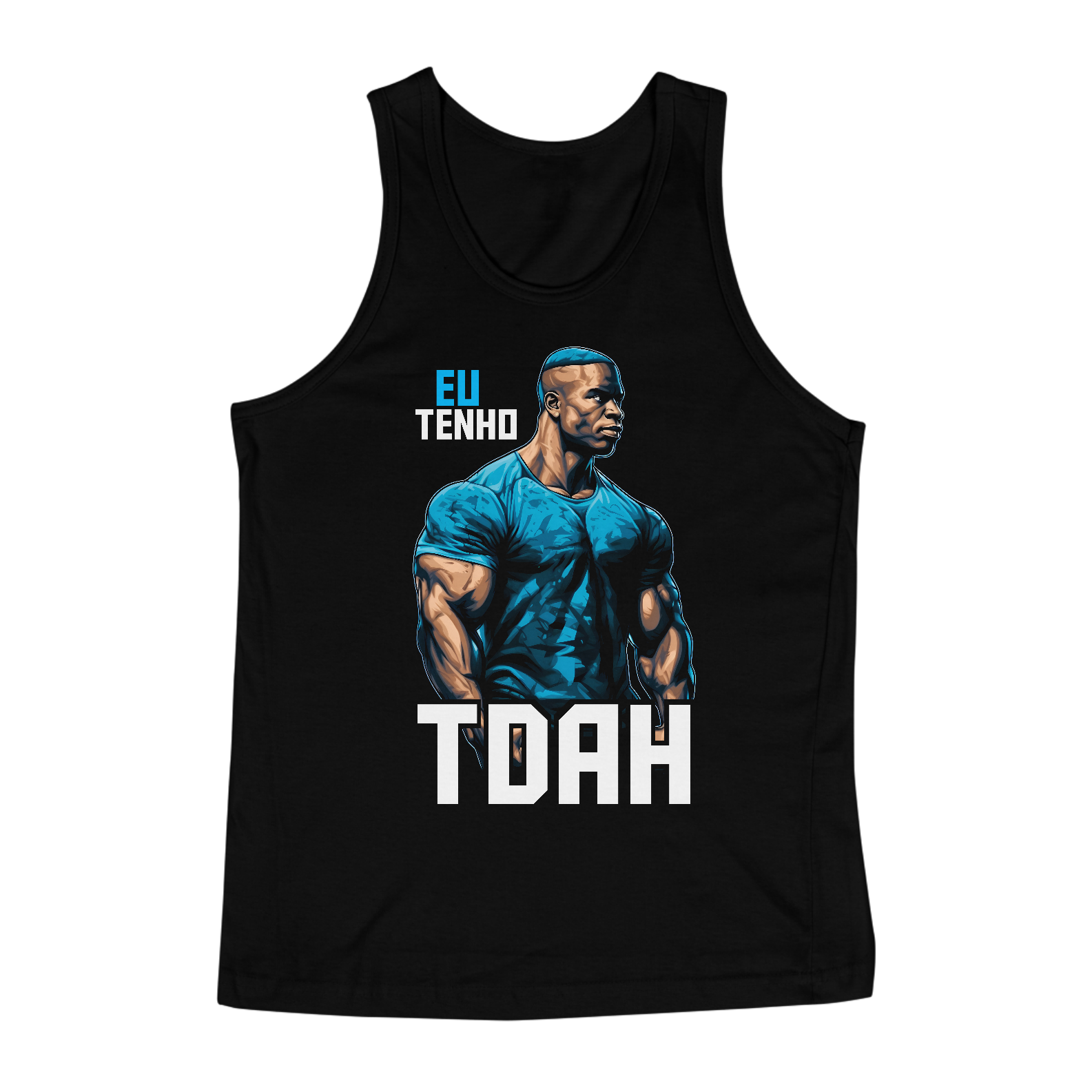 Camiseta Regata - Eu Tenho TDAH.