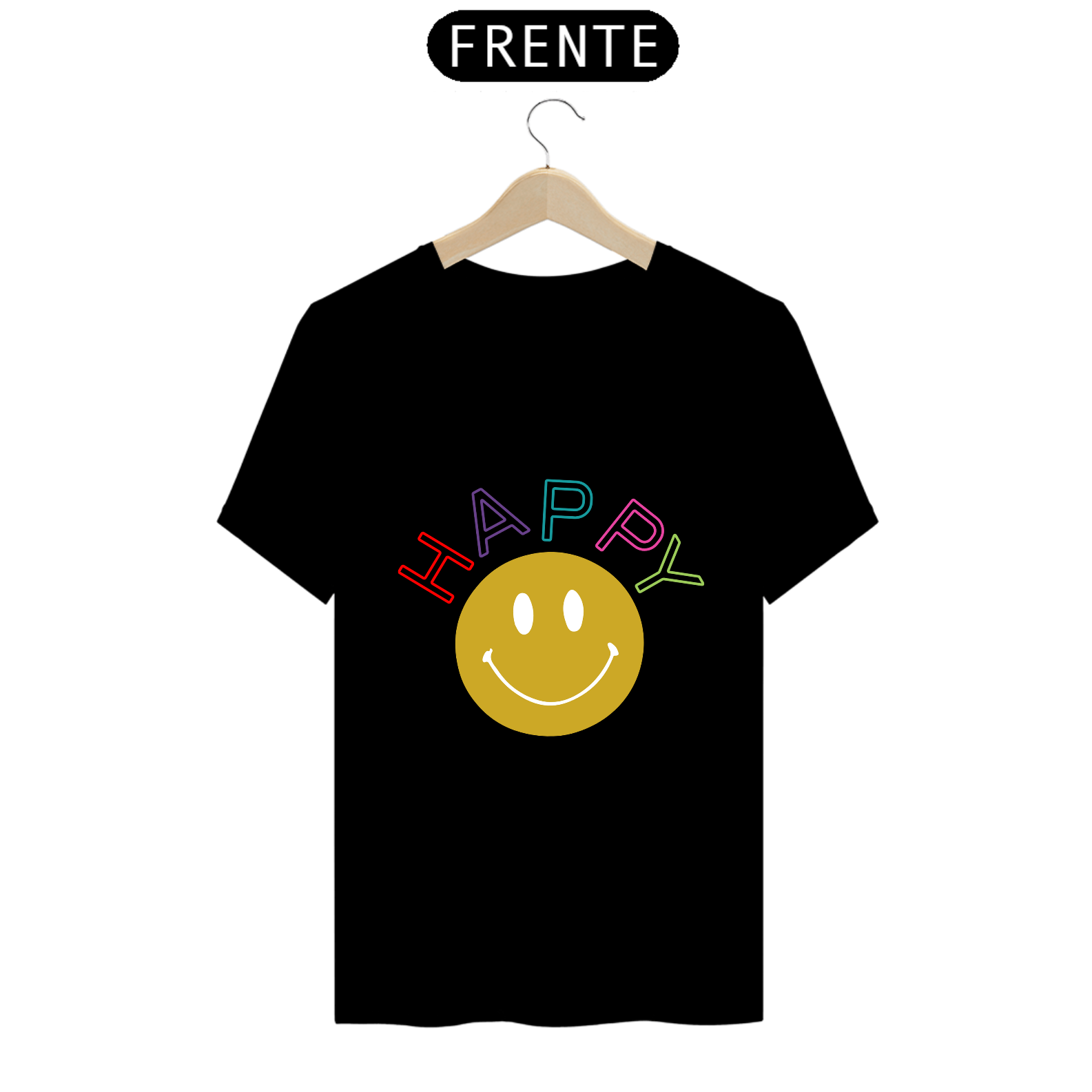 Nome do produto: T-SHIRT HAPPY