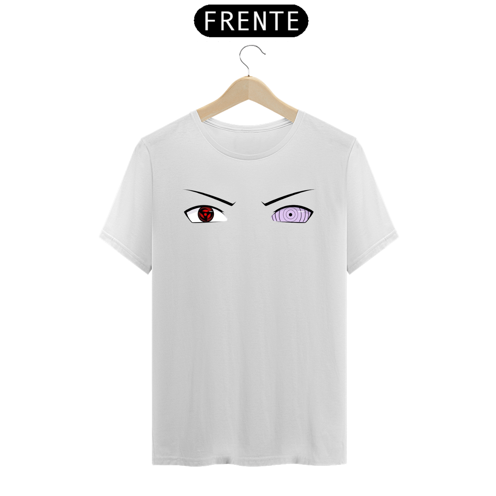 Nome do produto: Camiseta Sharingan e Rinnegan anime Naruto