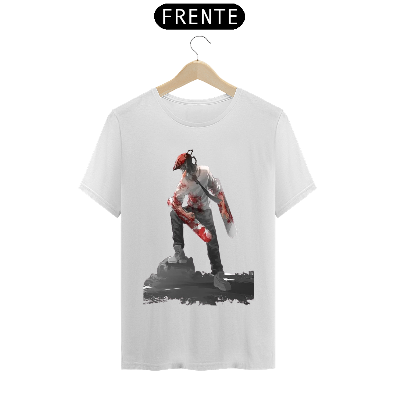 Nome do produto: Camiseta do anime CHAINSAW MAN