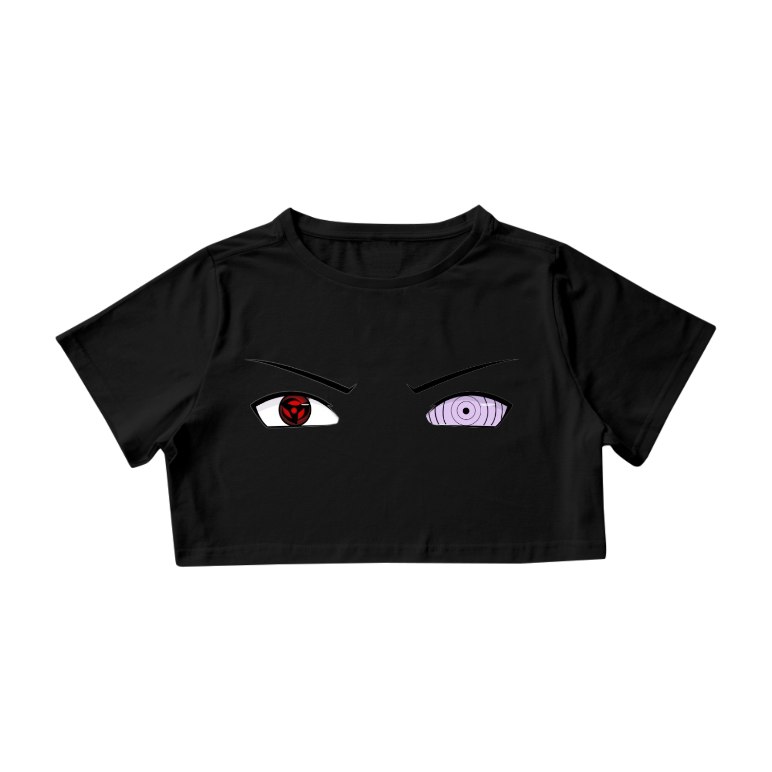 Nome do produto: Cropped sharingan e rinnegan