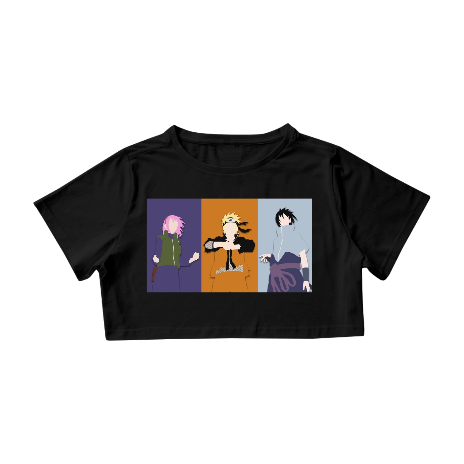 Nome do produto: Cropped Naruto time 7