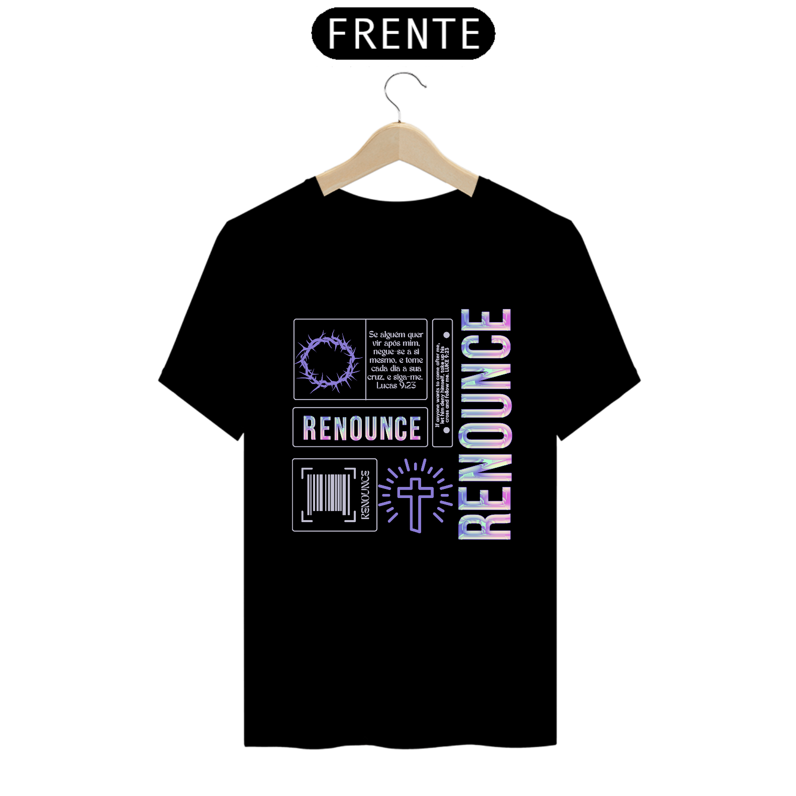 Nome do produto: CAMISETA RENOUNCE 