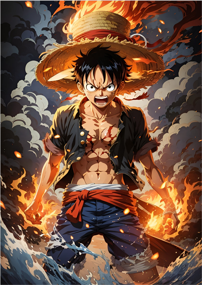 Nome do produto: Pôster Luffy