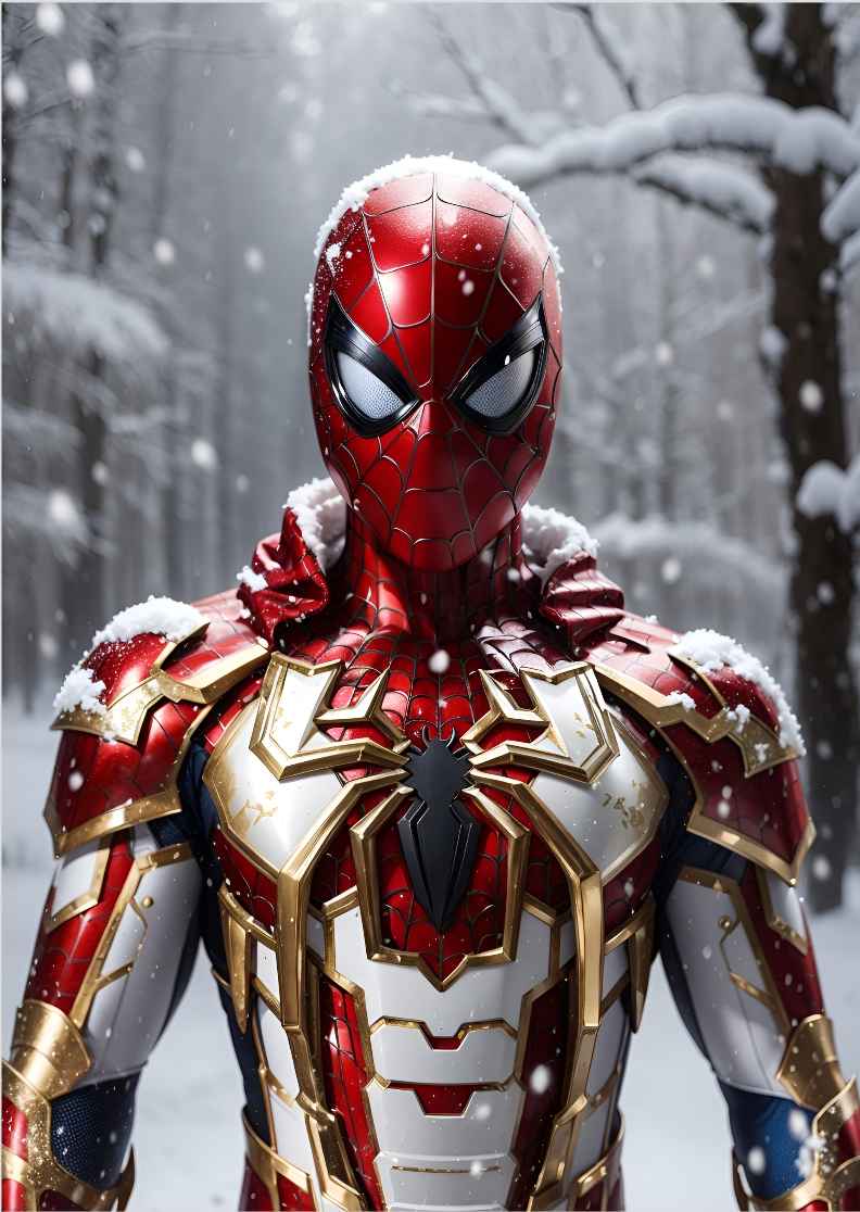 Nome do produto: Pôster Homem aranha das neves