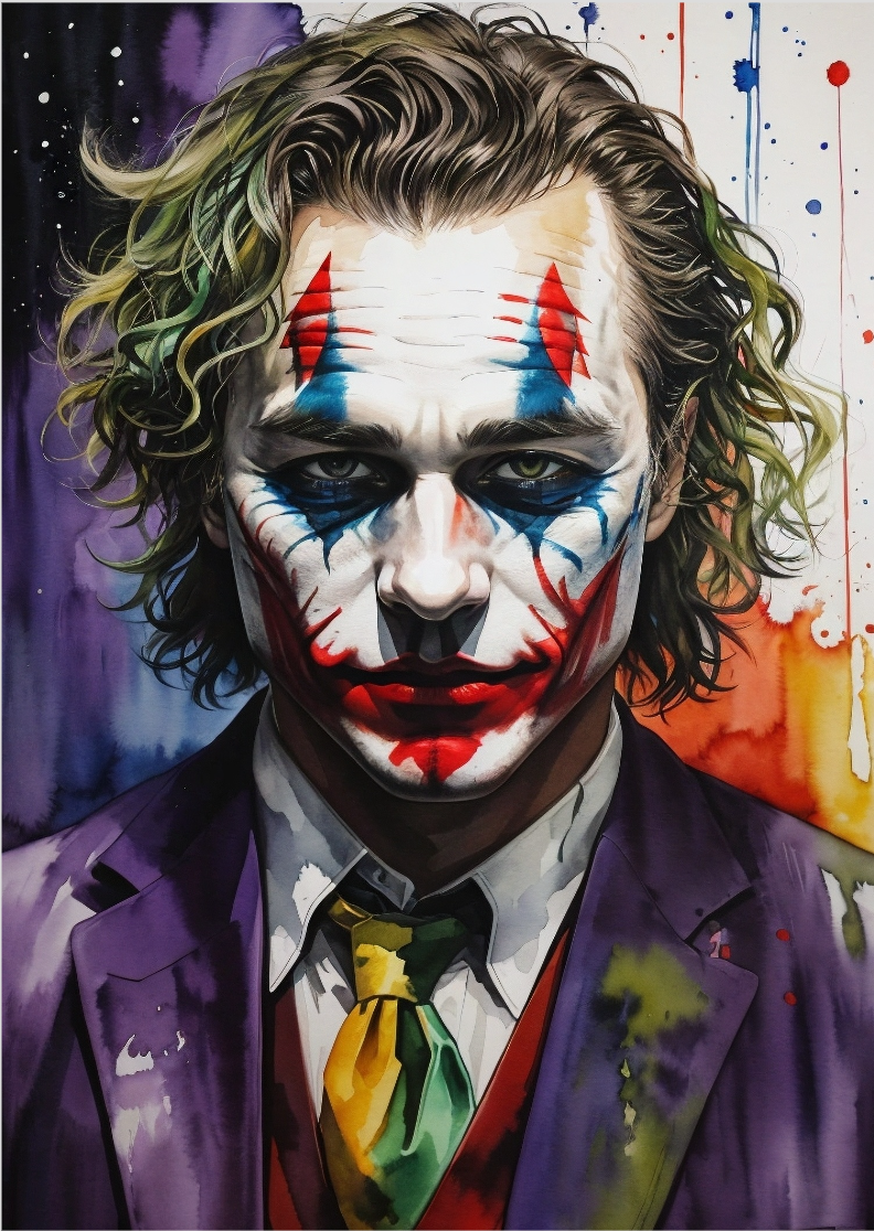 Nome do produto: Pôster coringa heath ledger