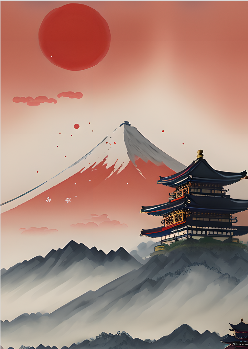 Nome do produto: Pôster templo chines