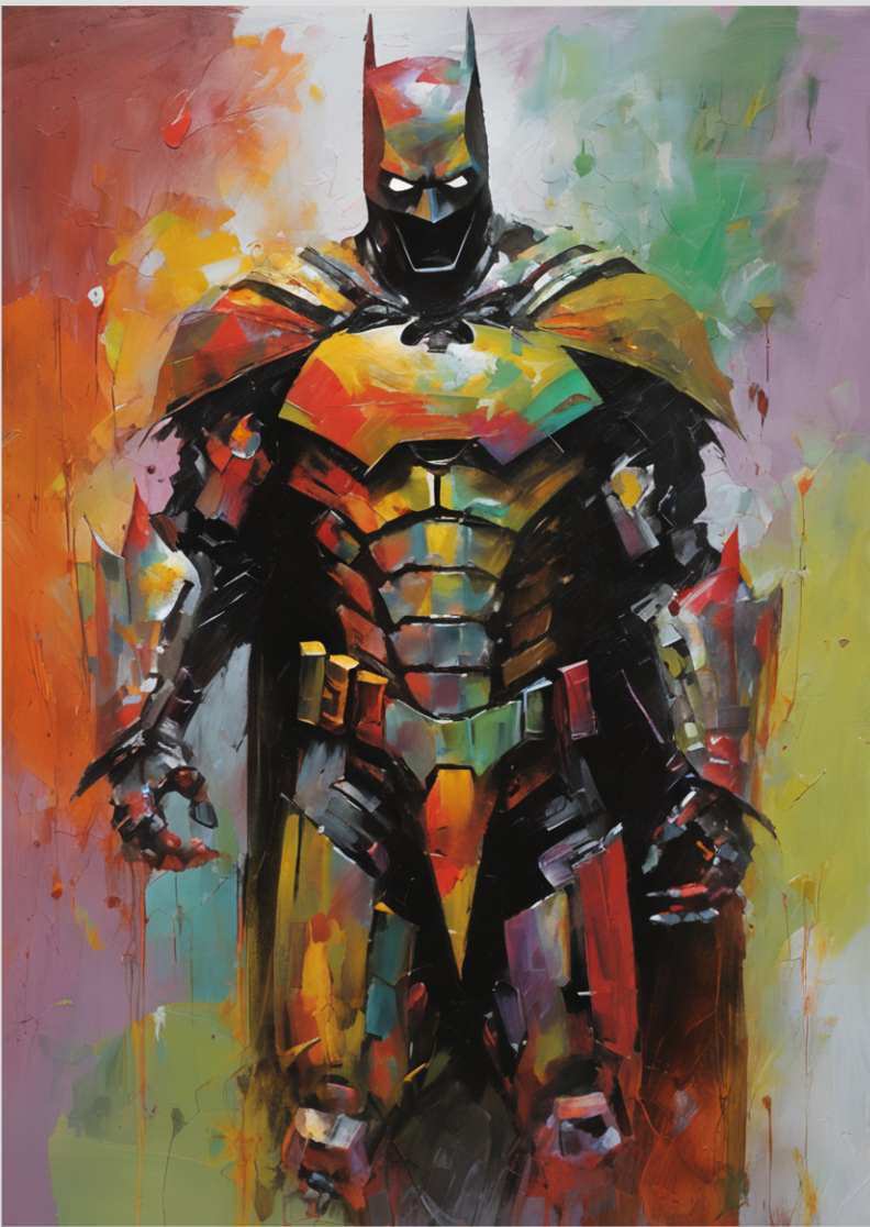 Nome do produto: Camiseta pintura batman 