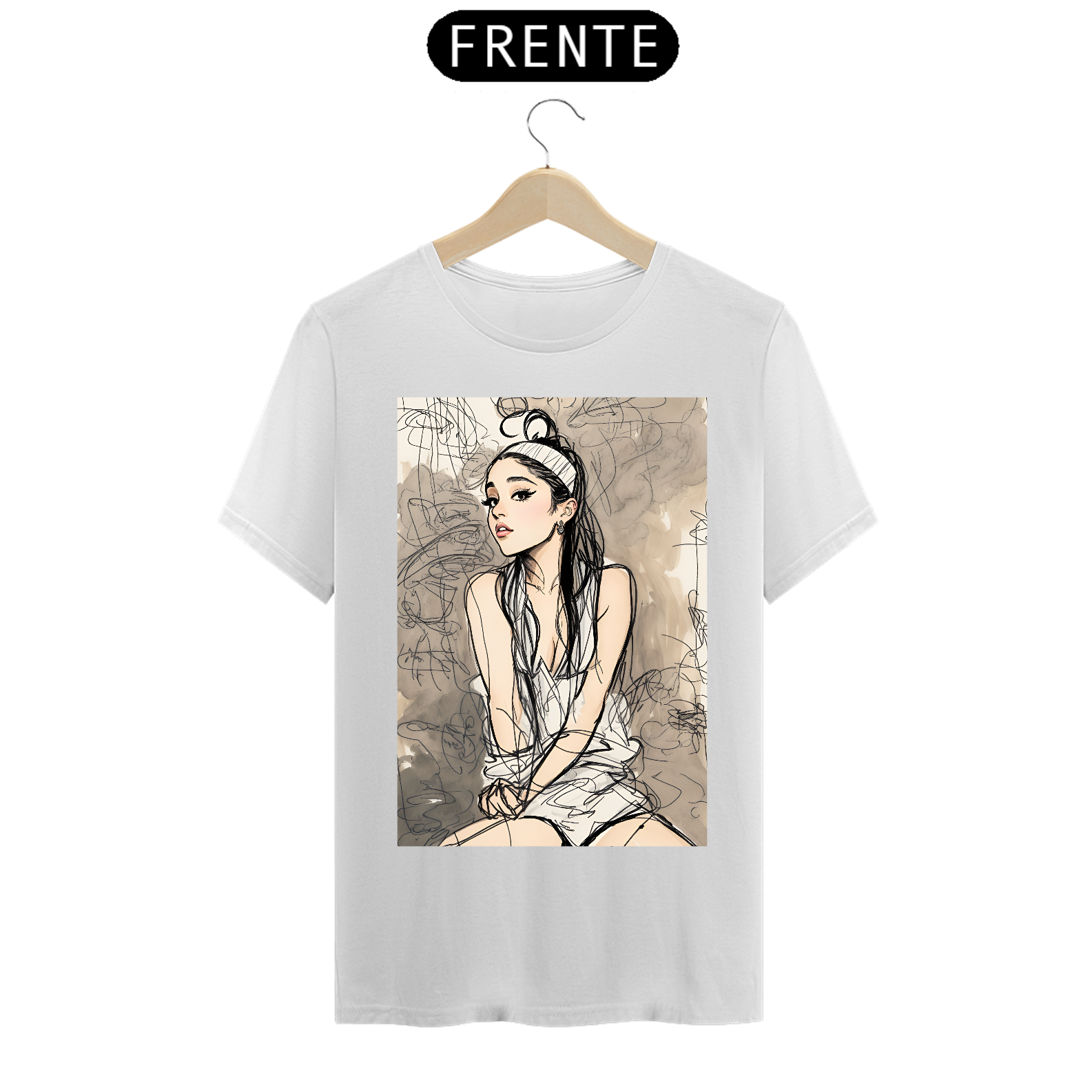 Nome do produto: Camiseta Ariana Grande