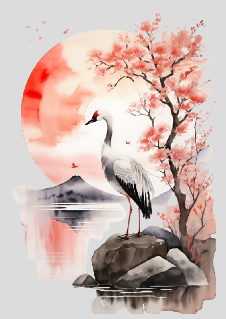 Nome do produto: Pôster Ave japonesa 