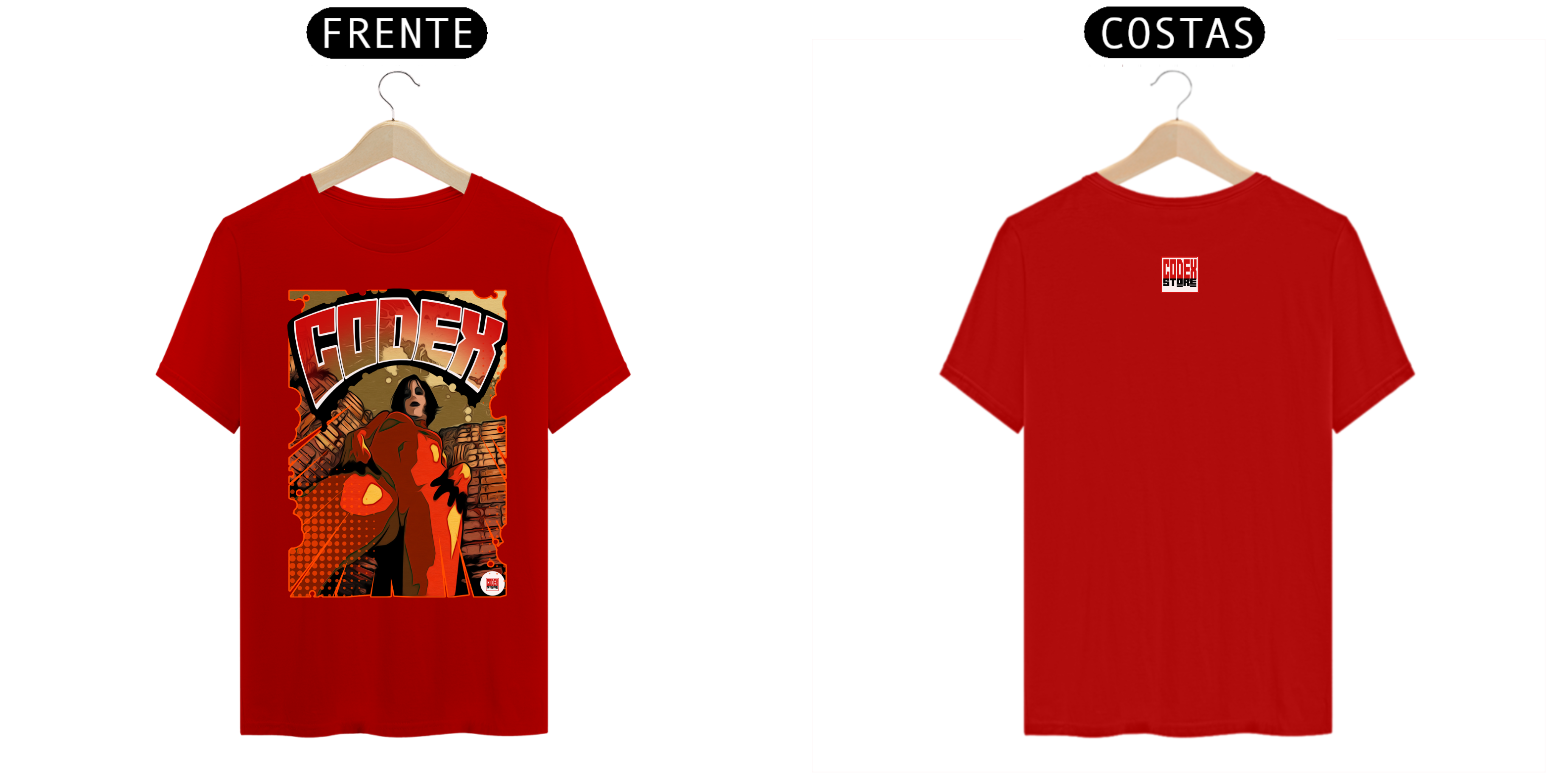 Nome do produto: camiseta CODEX FATAL RED