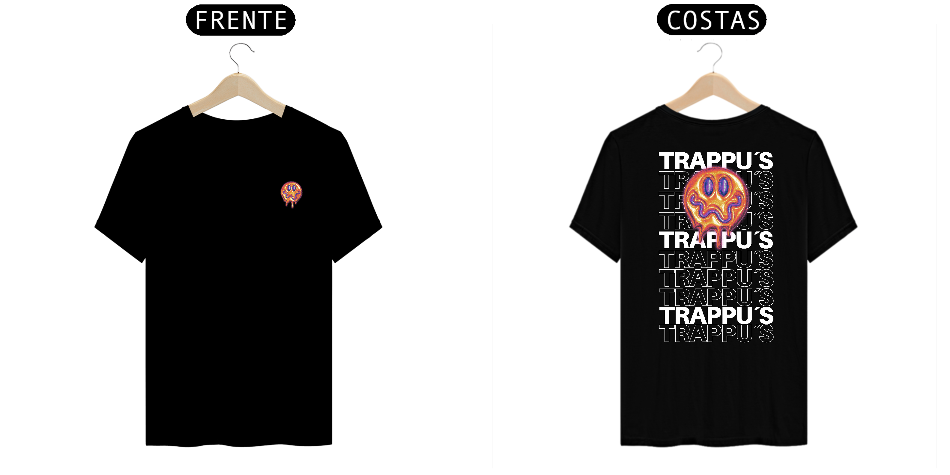 Nome do produto: Camiseta Trappu´s - illusion smile