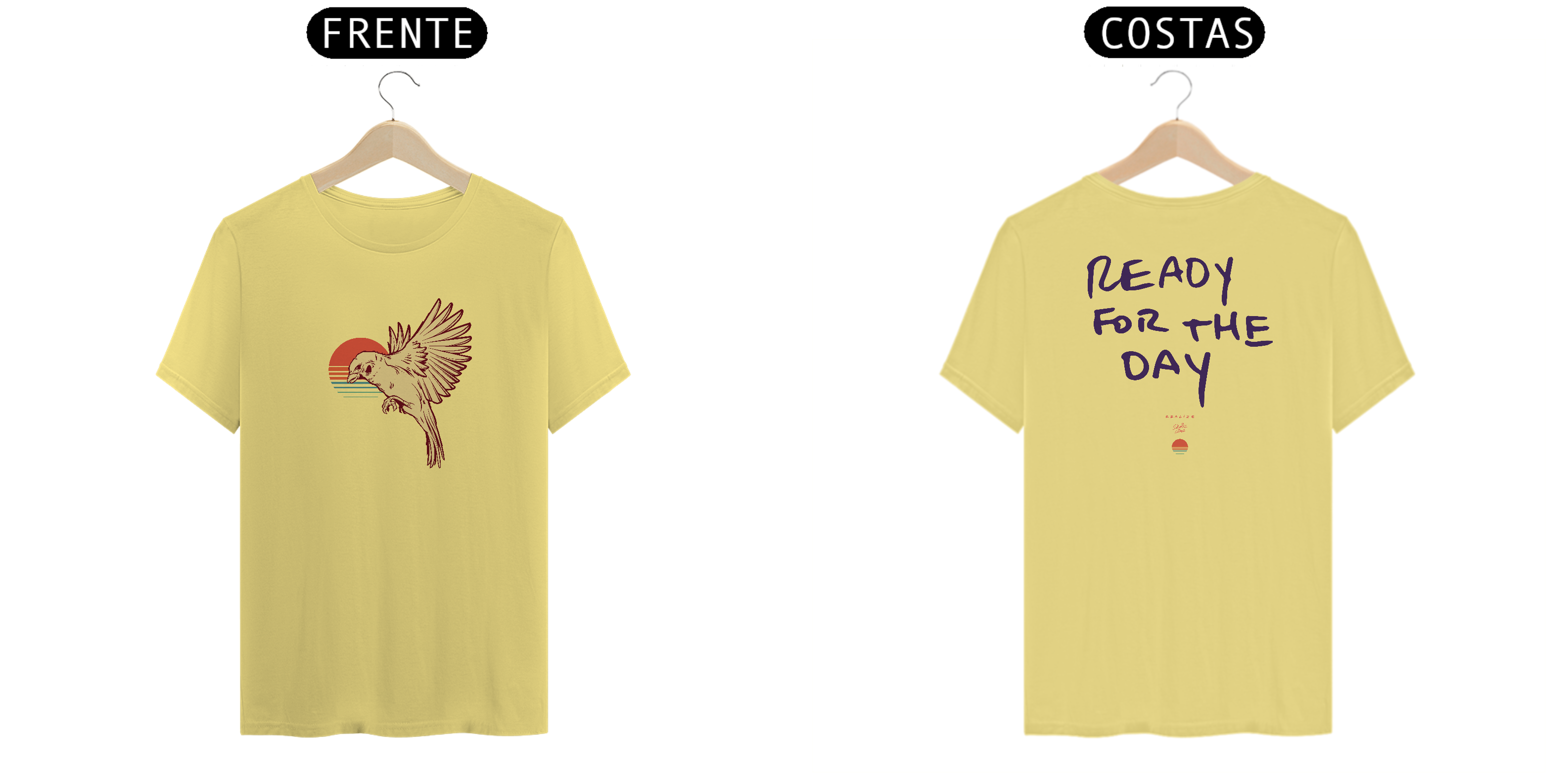 Nome do produto: T-Shirt Estonada Yellow - Ready For The Day