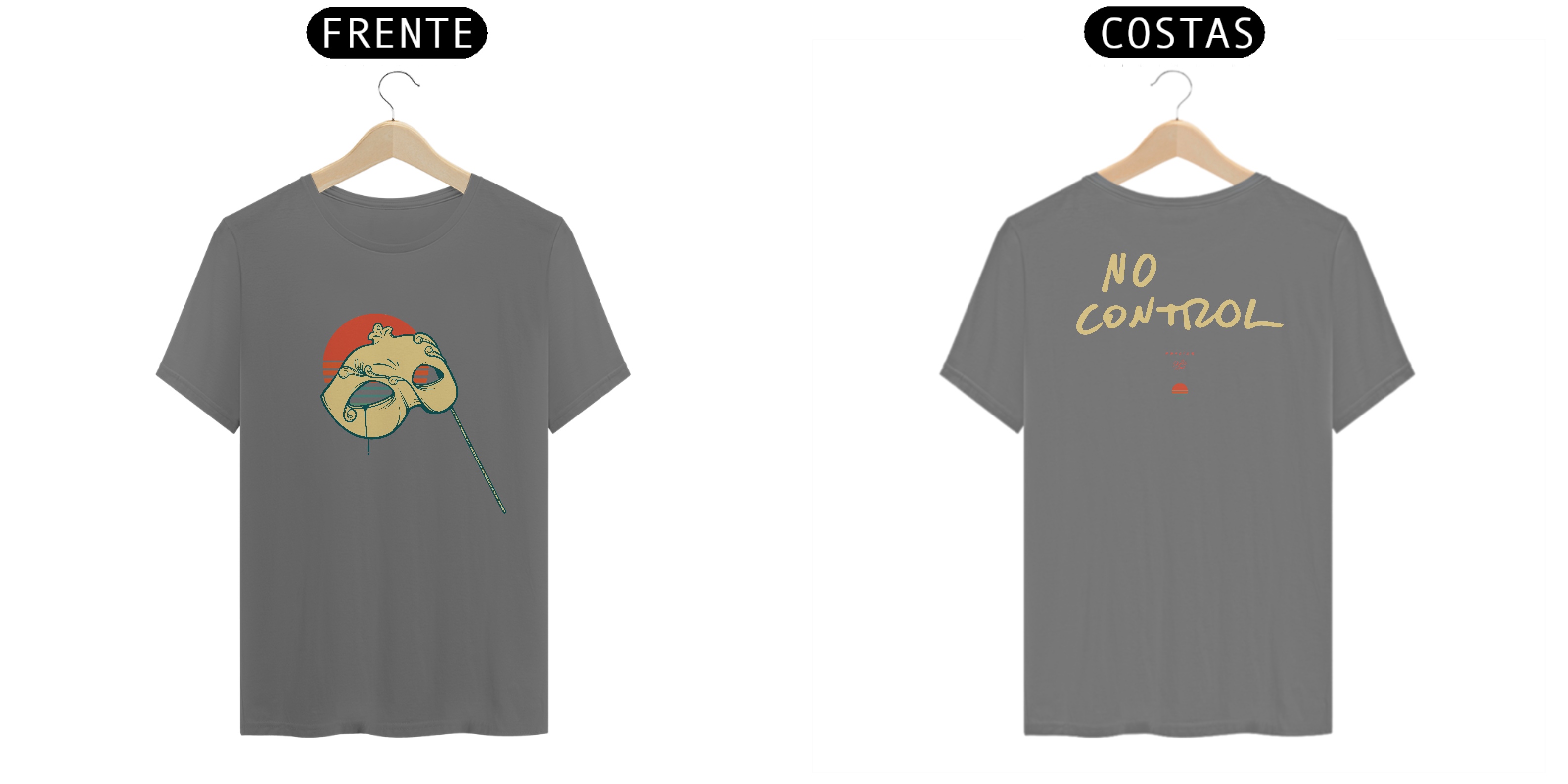 Nome do produto: T-Shirt Estonada Dark - No Control