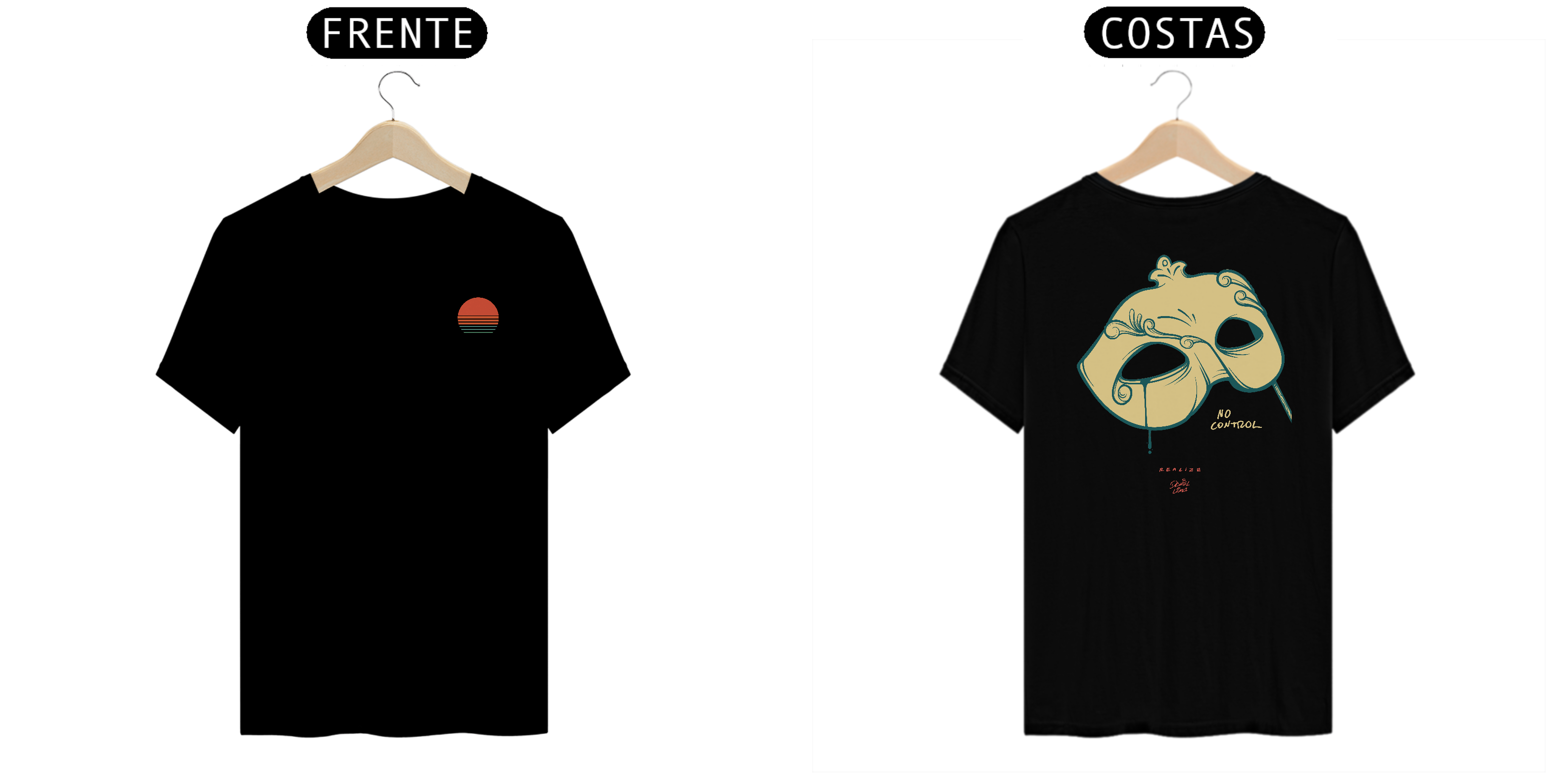 Nome do produto: T-Shirt Classic Dark - No Control