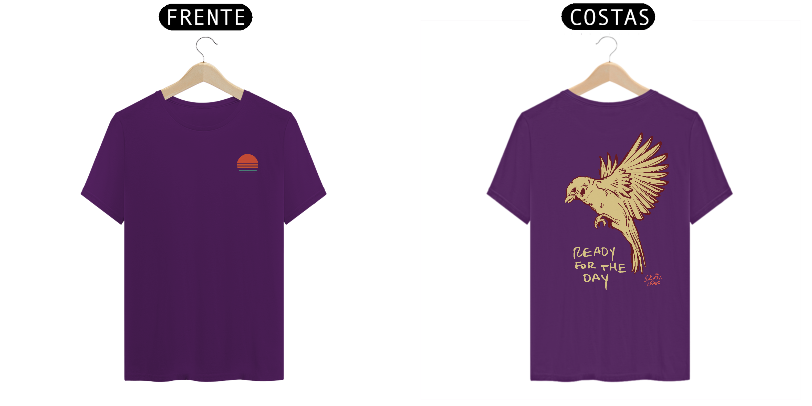 Nome do produto: T-Shirt Classic Dark - Ready For The Day