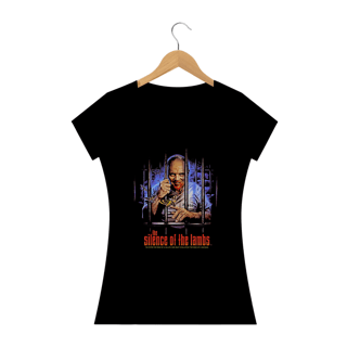 Camiseta Feminina O Silêncio dos Inocentes Estampa Filme Terror