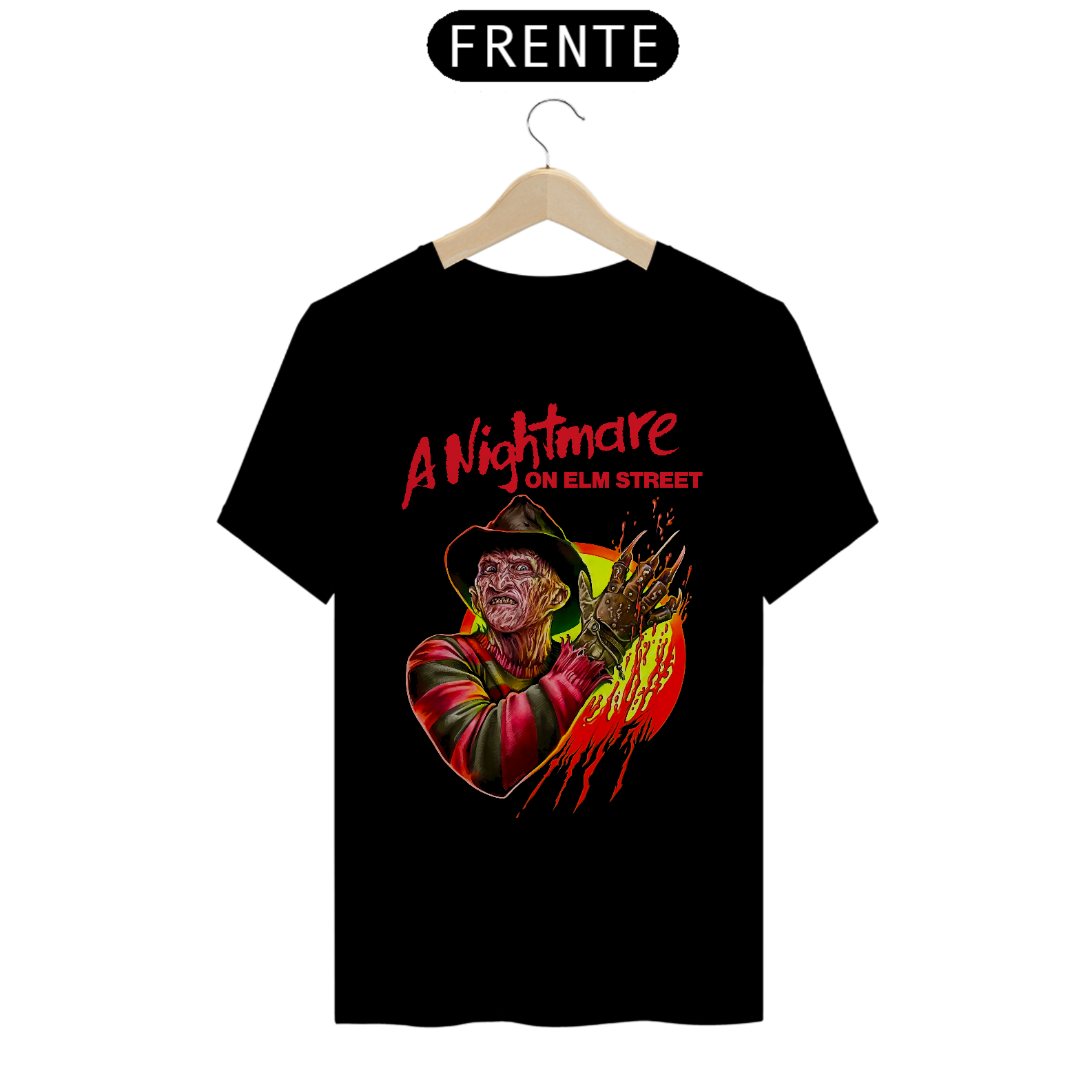 Camiseta Freddy Krueger A Hora do Pesadelo Estampa Filme Terror