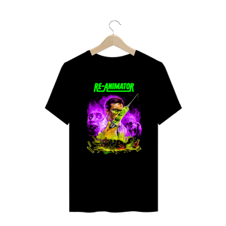 Camiseta Plus Size Re-Animator Filme Terror Estampa Exclusiva