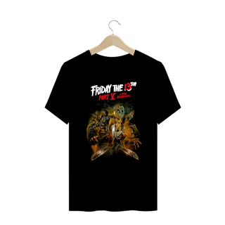 Camiseta Plus Size Sexta feira 13 Parte 5 Filme Terror Jason Estampa Exclusiva