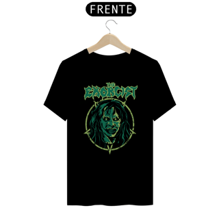 Camiseta O Exorcista + Banda Exodus | Estampa Rock Horror - Verde