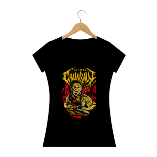 Camiseta Feminina O Massacre da Serra Elétrica | Estampa Rock Horror