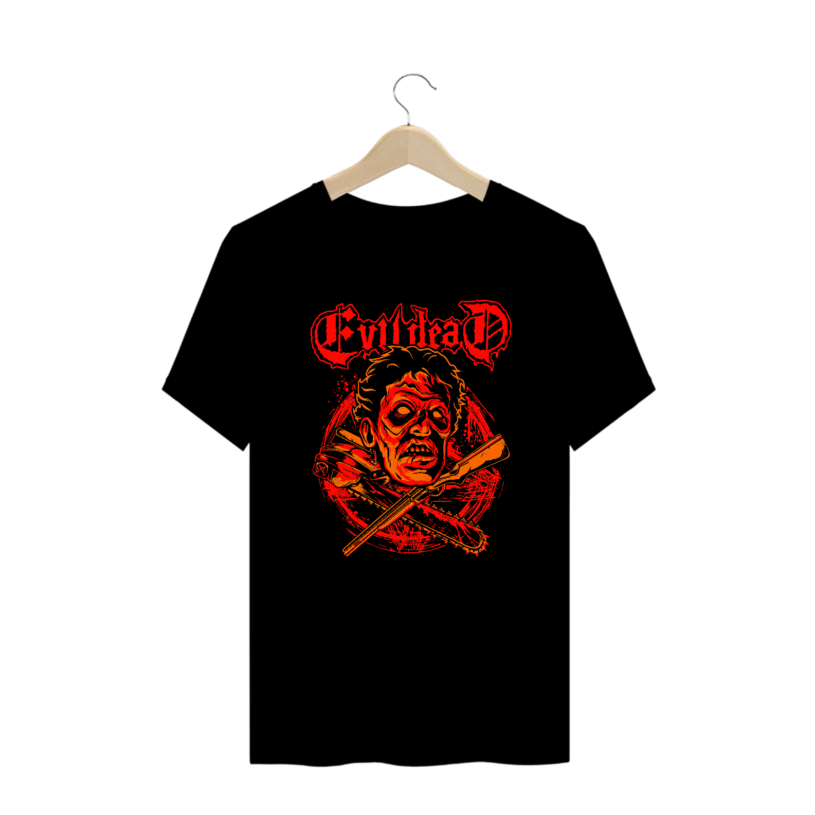 Camiseta Plus Size Evil Dead + Banda Entombed | Estampa Rock Horror